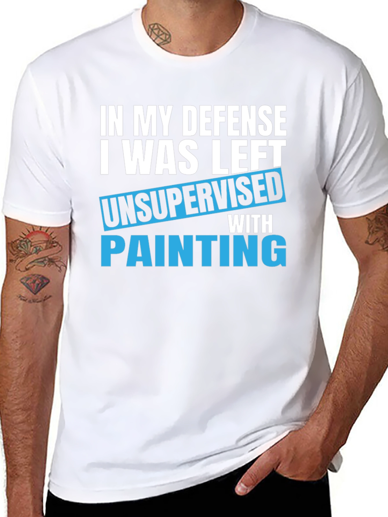 In My Defense Painting T-Shirt