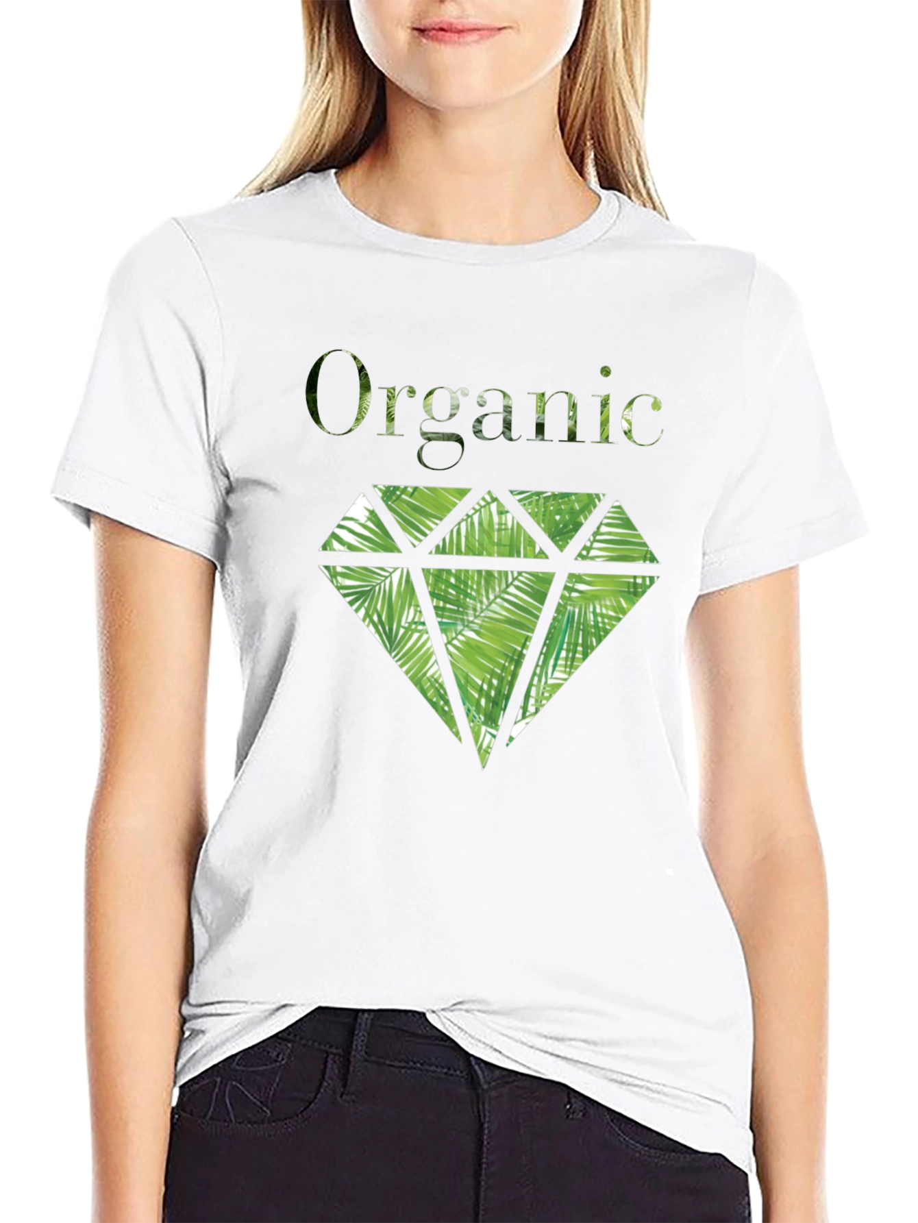 Organic Diamond Graphic T-Shirt