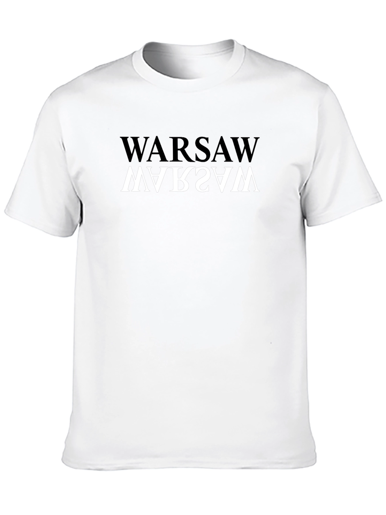 Warsaw Mirror Image Graphic Tee - Black