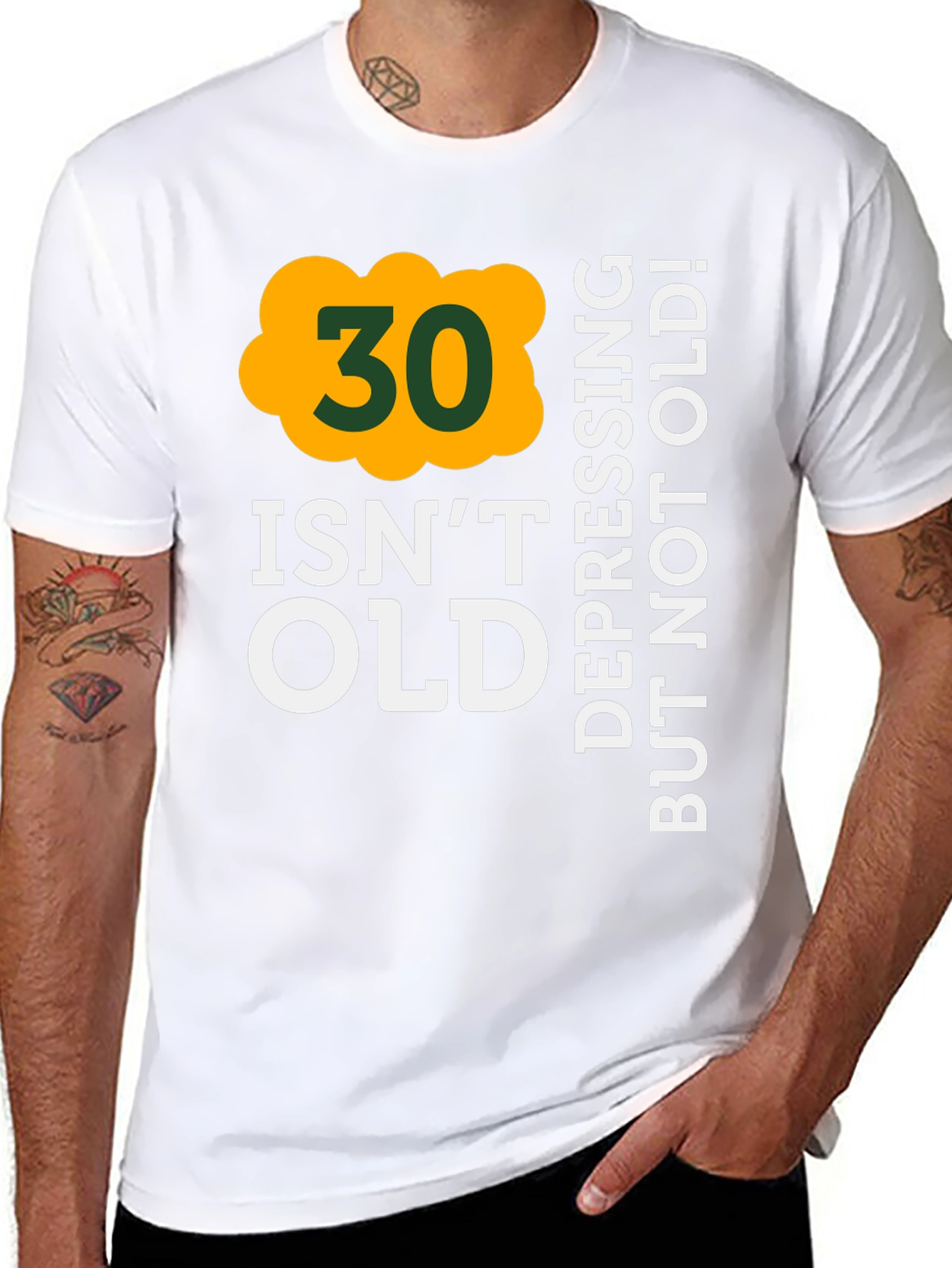 30 Isnt Old T-Shirt - Depressing But Not Old!