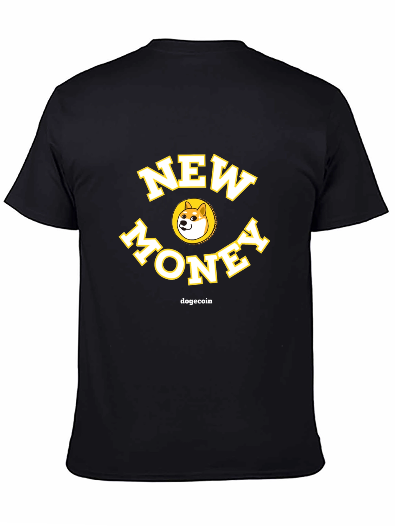 New Money Dogecoin Graphic T-Shirt