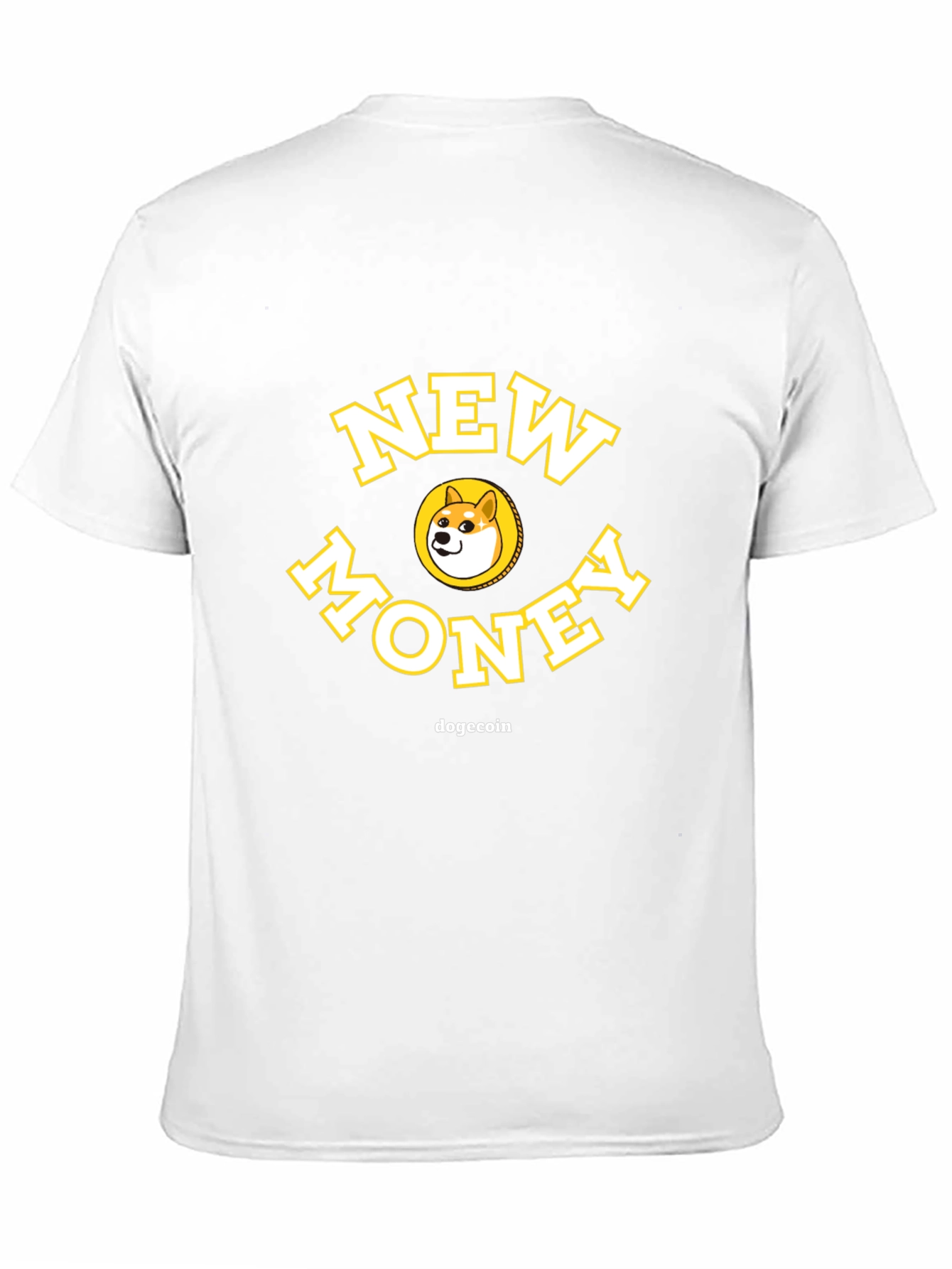 New Money Dogecoin Graphic T-Shirt