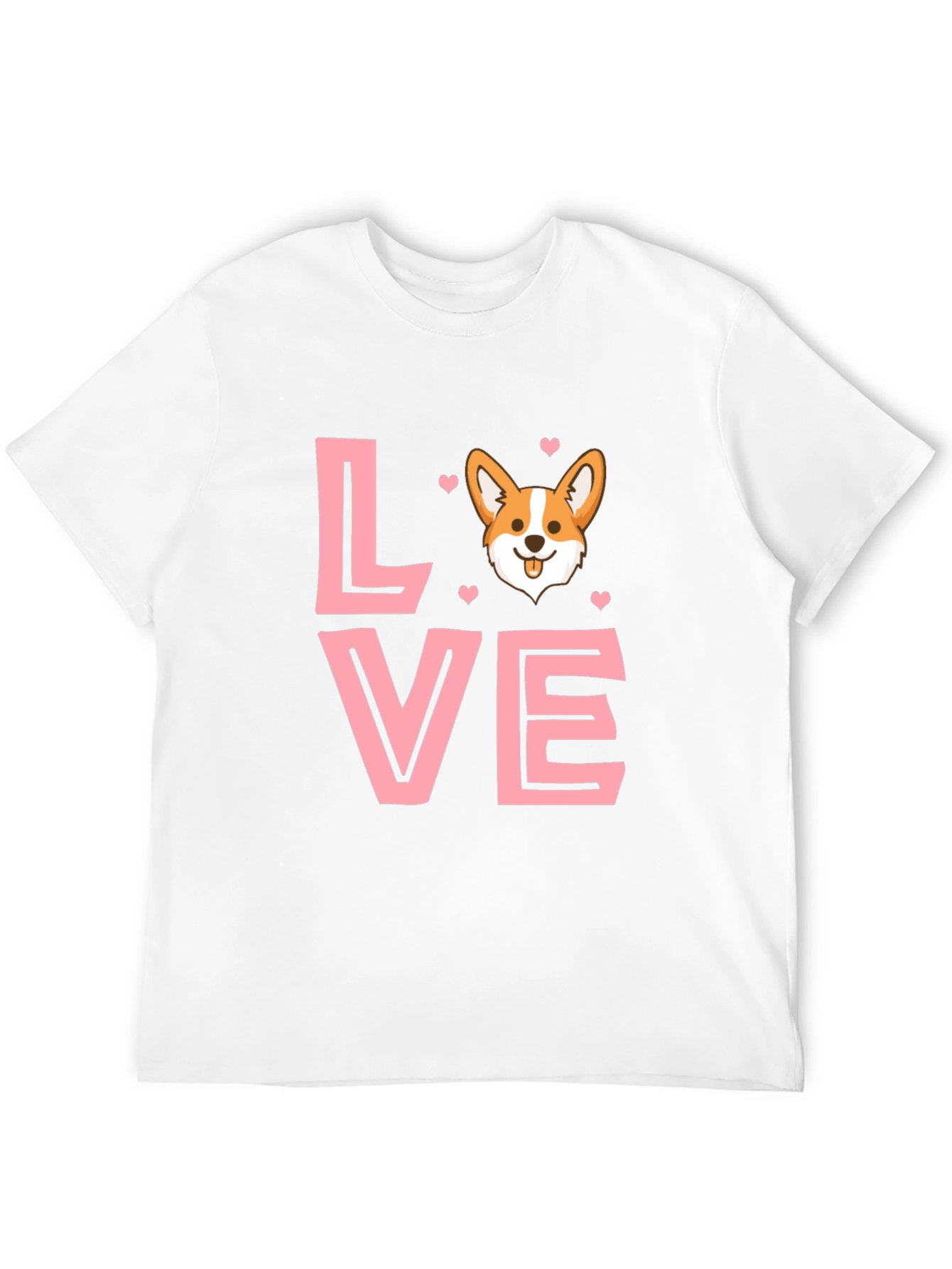 Corgi Love Graphic Tee - Black