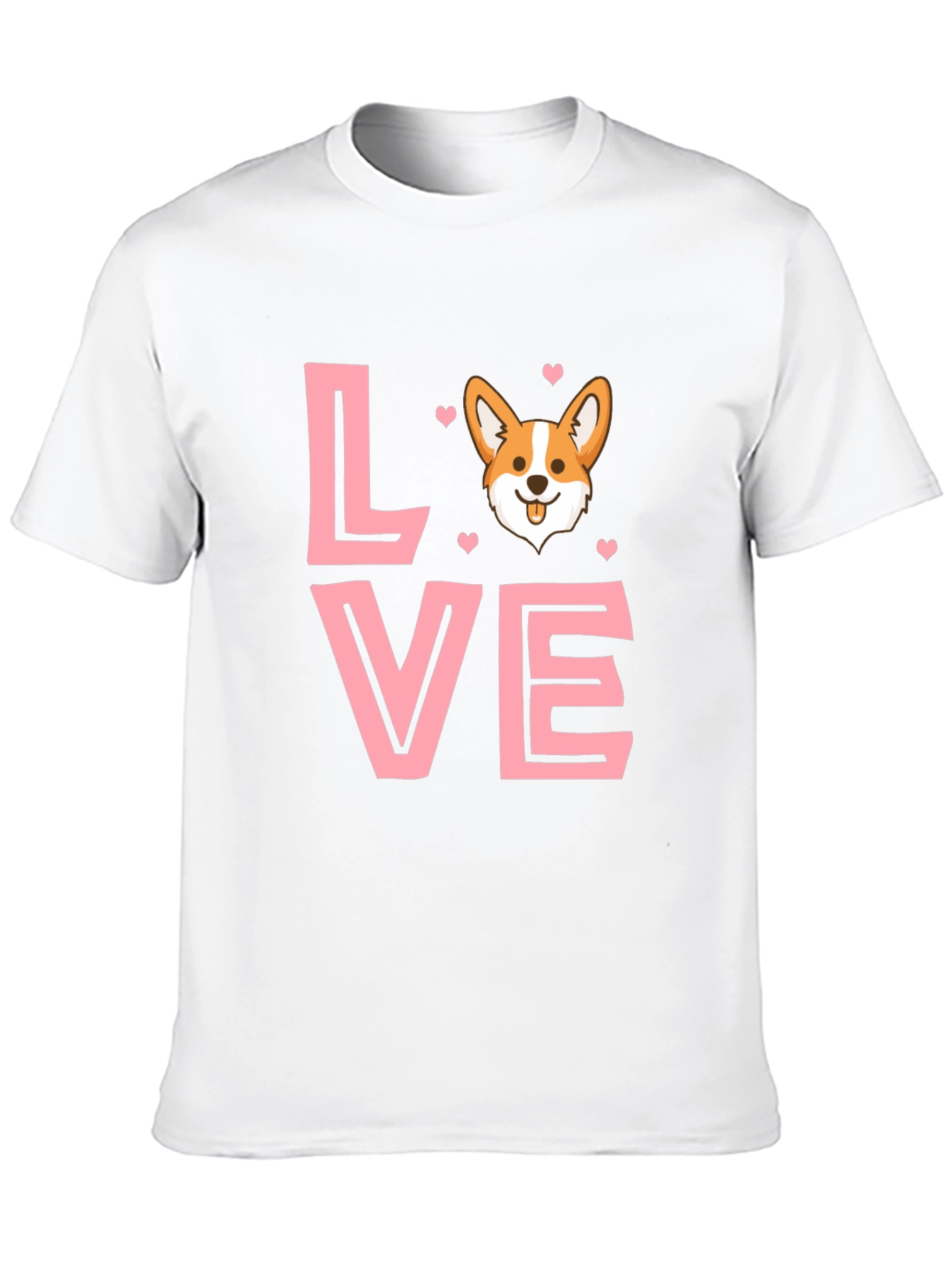 Corgi Love Graphic Tee - Black