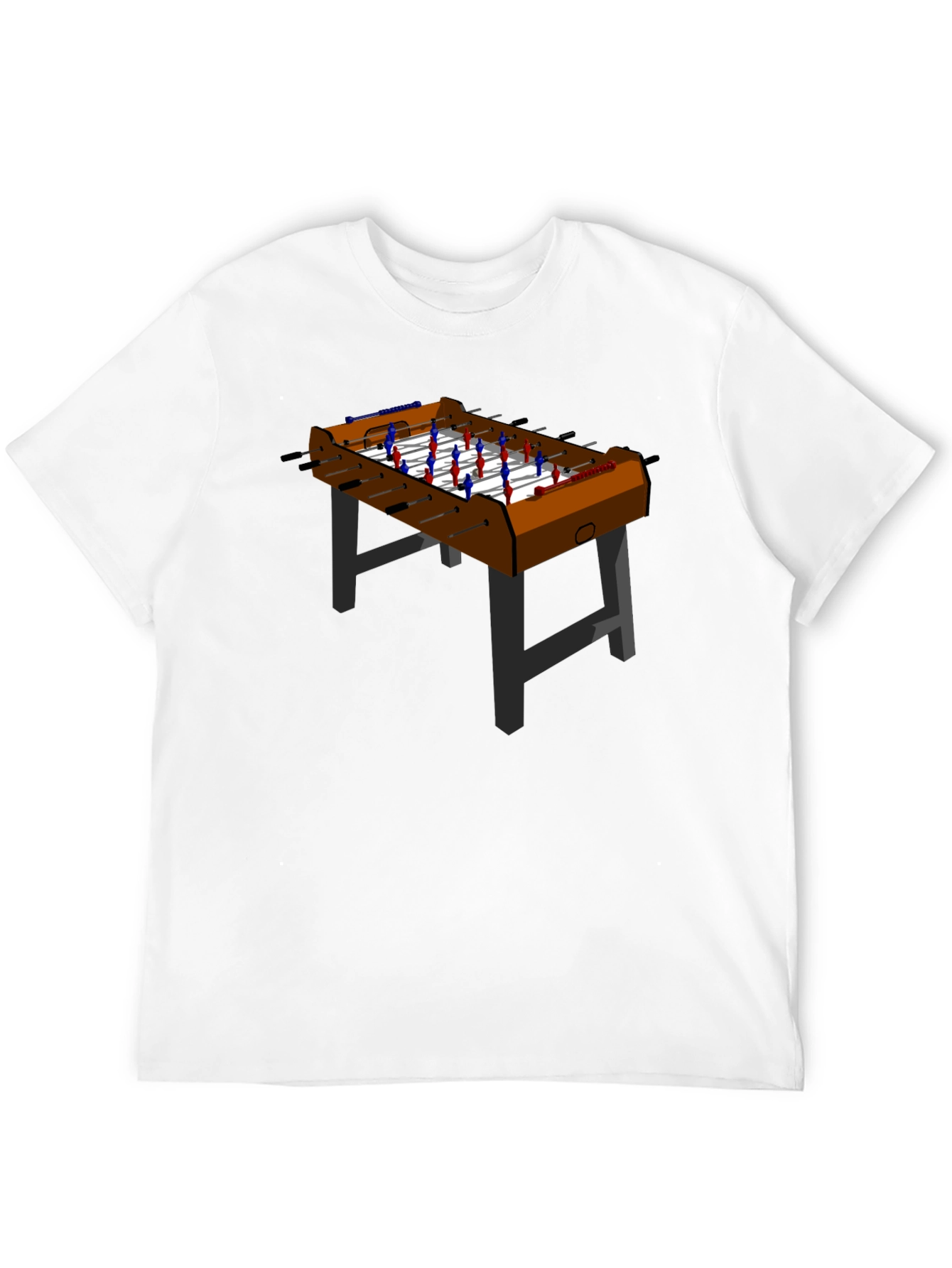 Foosball Table Graphic T-Shirt - Black