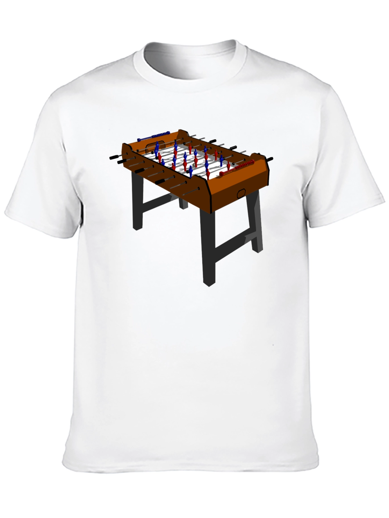 Foosball Table Graphic T-Shirt - Black
