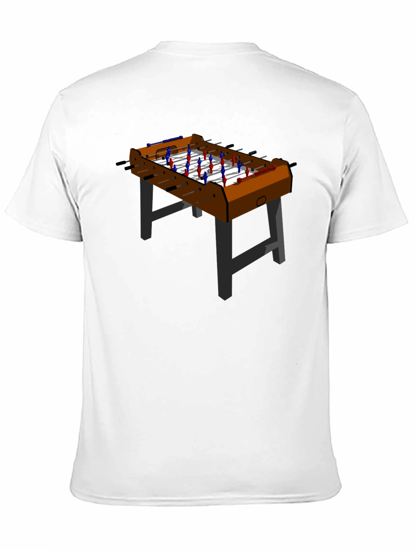 Foosball Table Graphic T-Shirt - Black