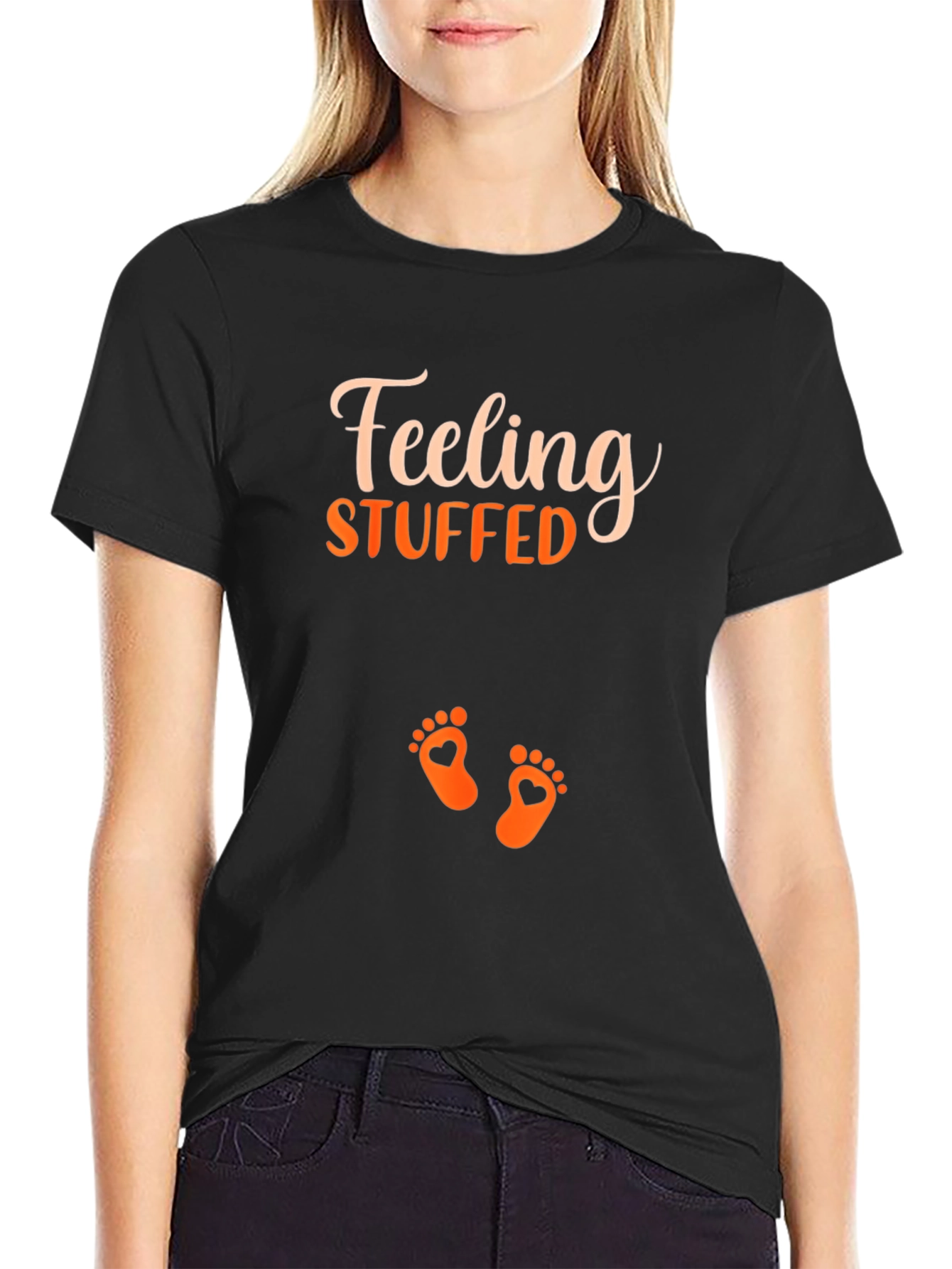 Feeling Stuffed Pregnancy T-Shirt