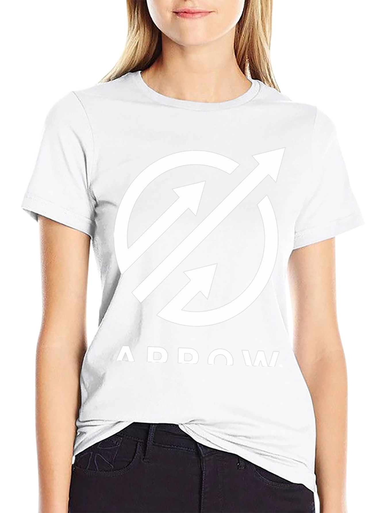 Arrow Graphic T-Shirt - Black - Casual Wear