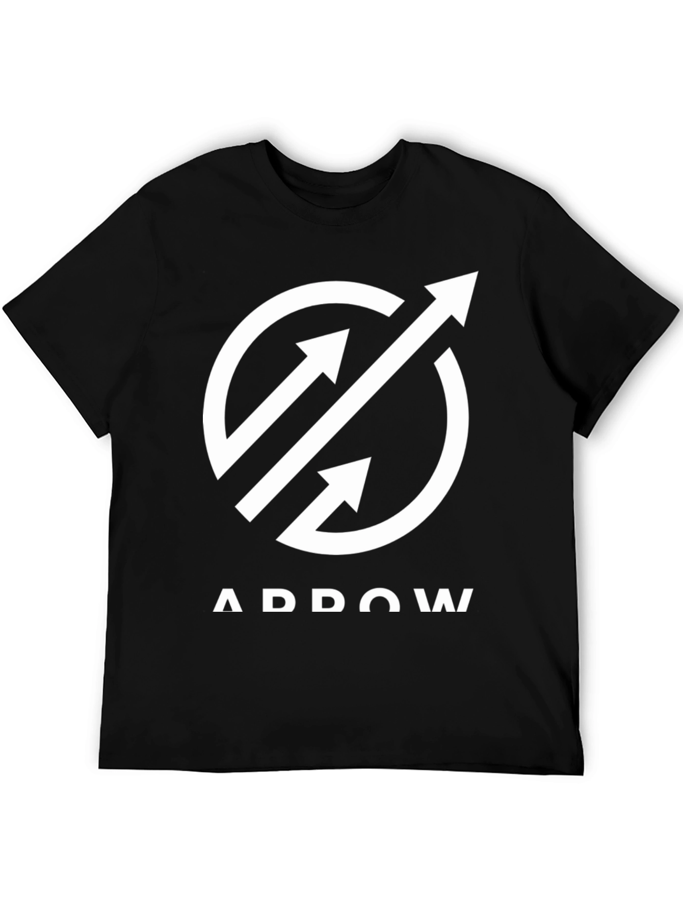 Arrow Graphic T-Shirt - Black - Casual Wear