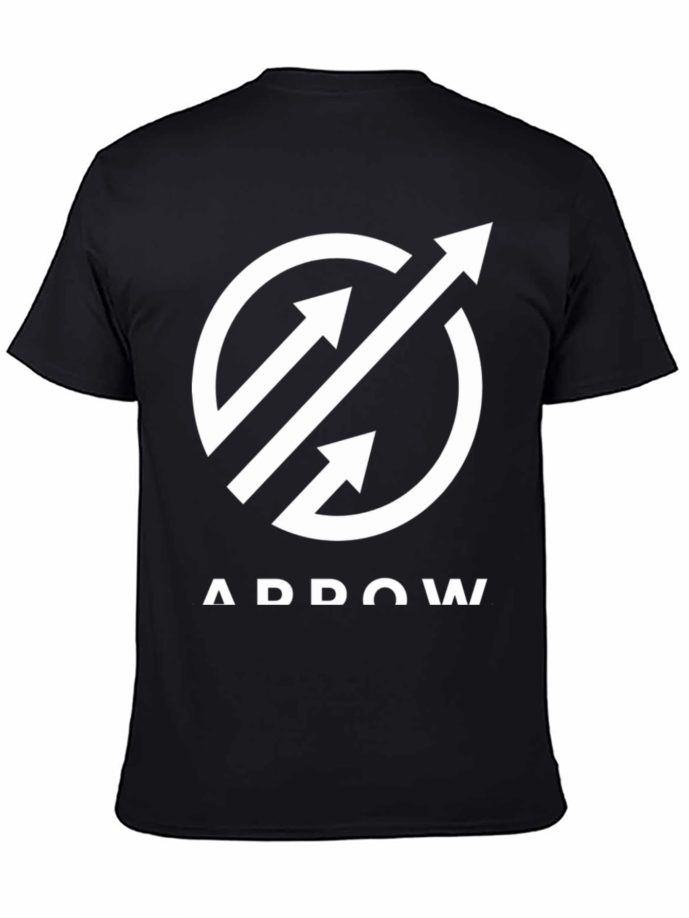 Arrow Graphic T-Shirt - Black - Casual Wear