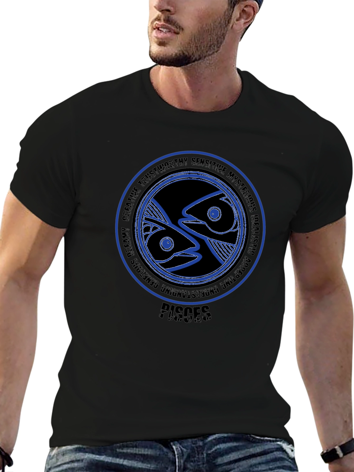 Pisces Zodiac T-Shirt - Creative Dreamy Trustworthy