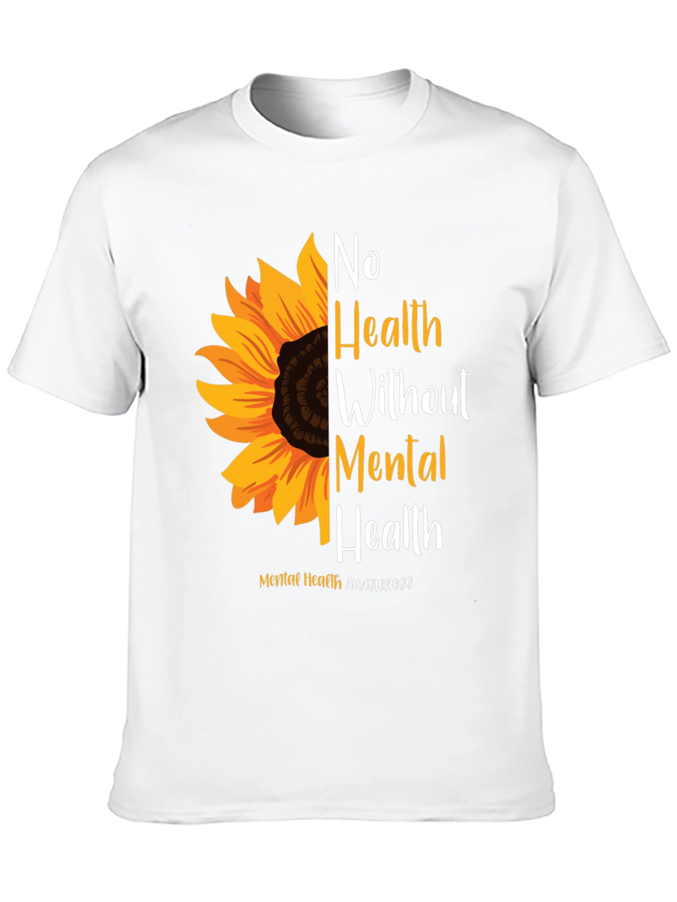 Mental Health Awareness Sunflower T-Shirt