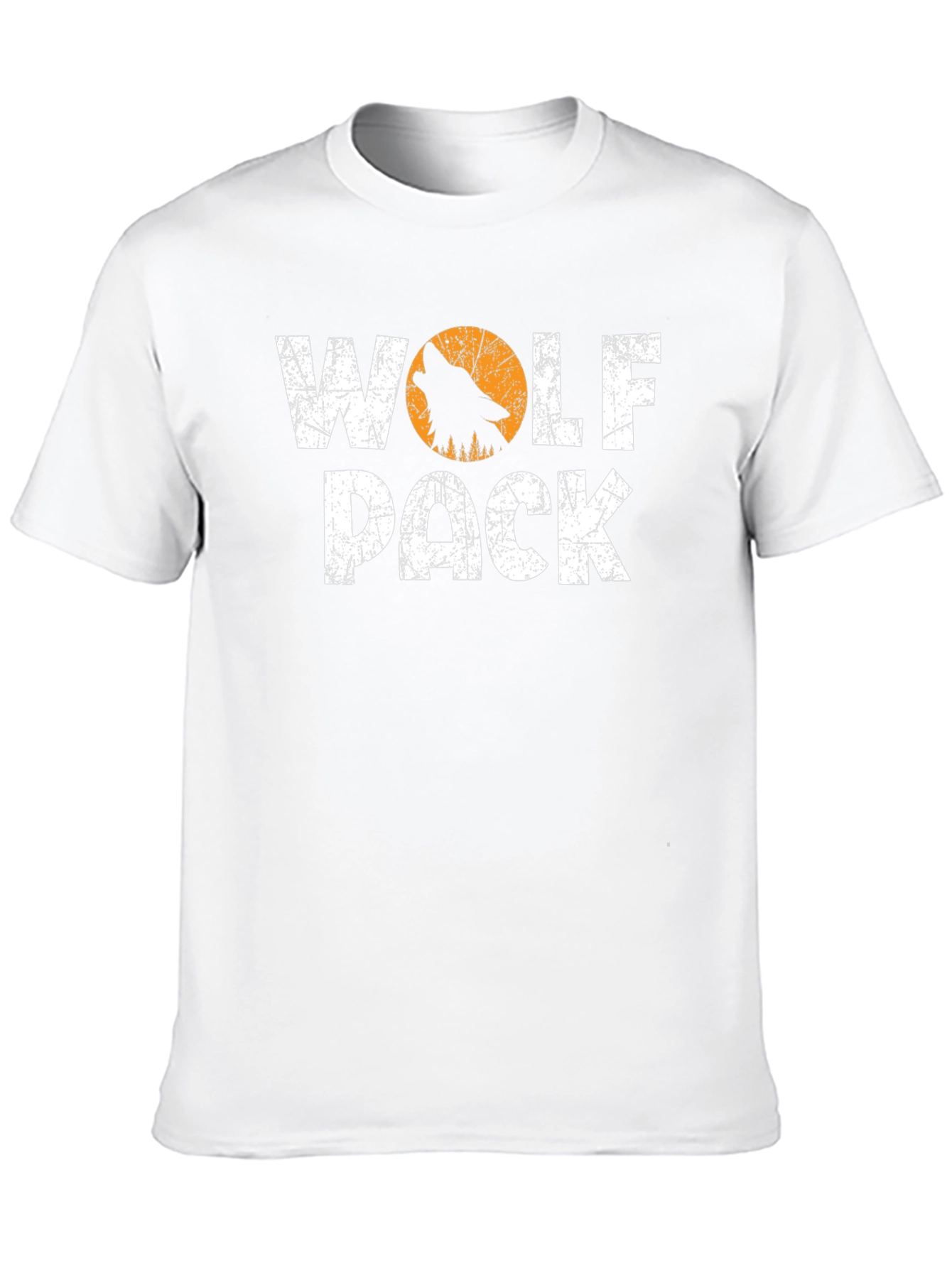 Wolf Pack Graphic T-Shirt - Black