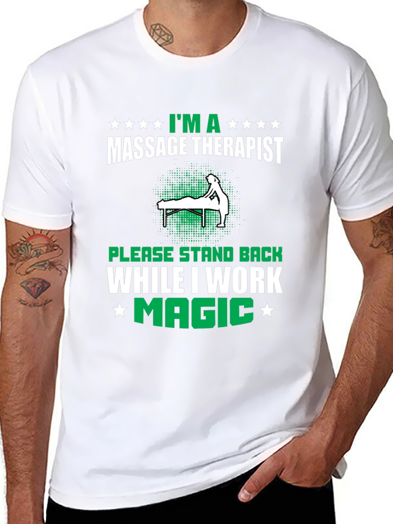 Massage Therapist T-Shirt - Work Magic