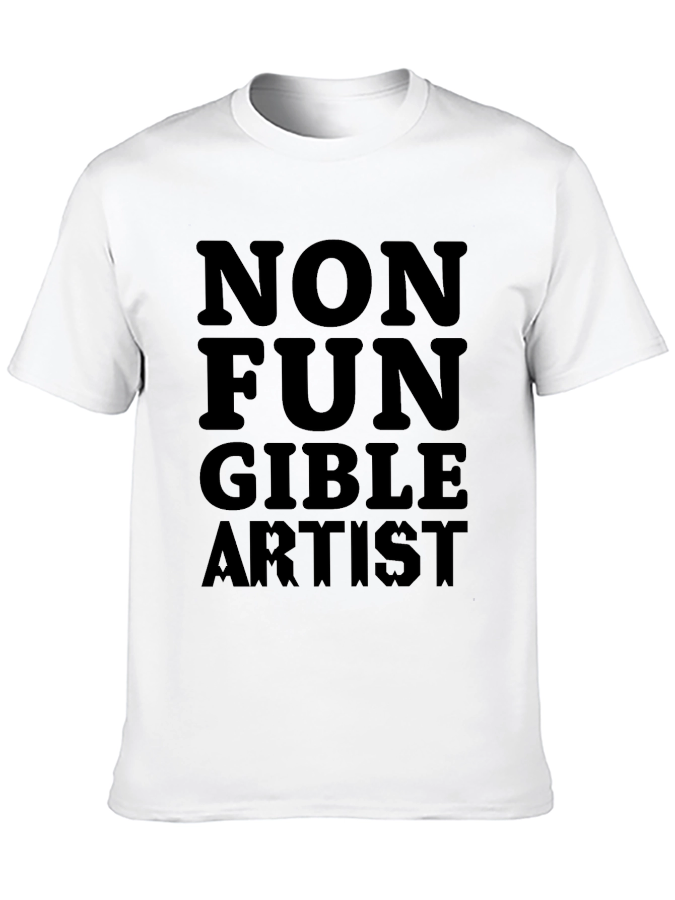 Non Fungible Artist Black Graphic Tee