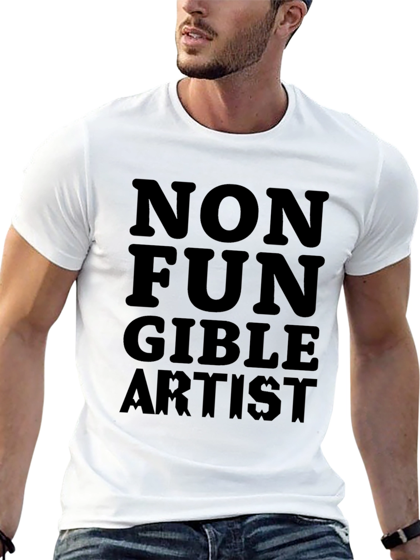 Non Fungible Artist Black Graphic Tee