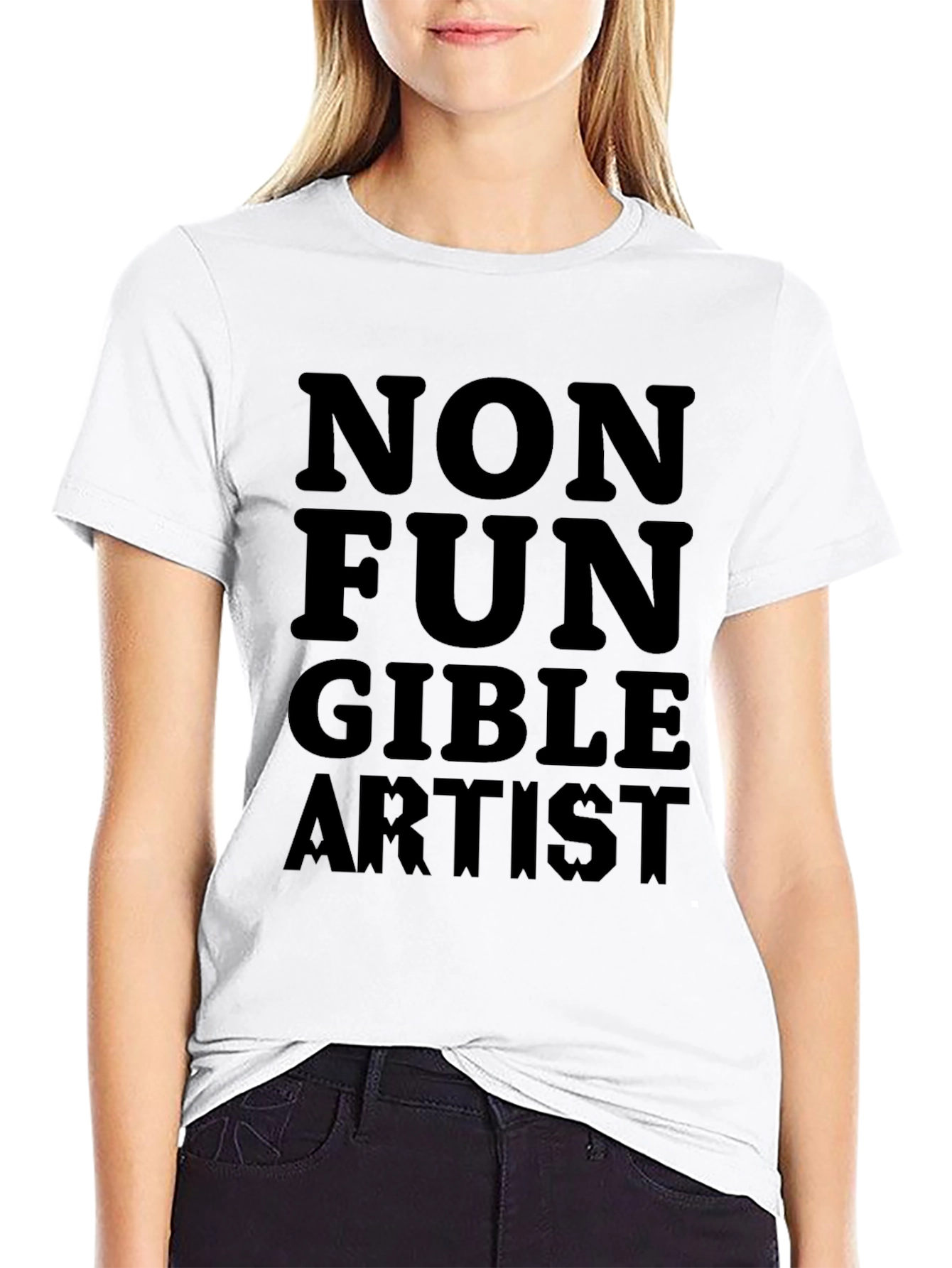 Non Fungible Artist Black Graphic Tee