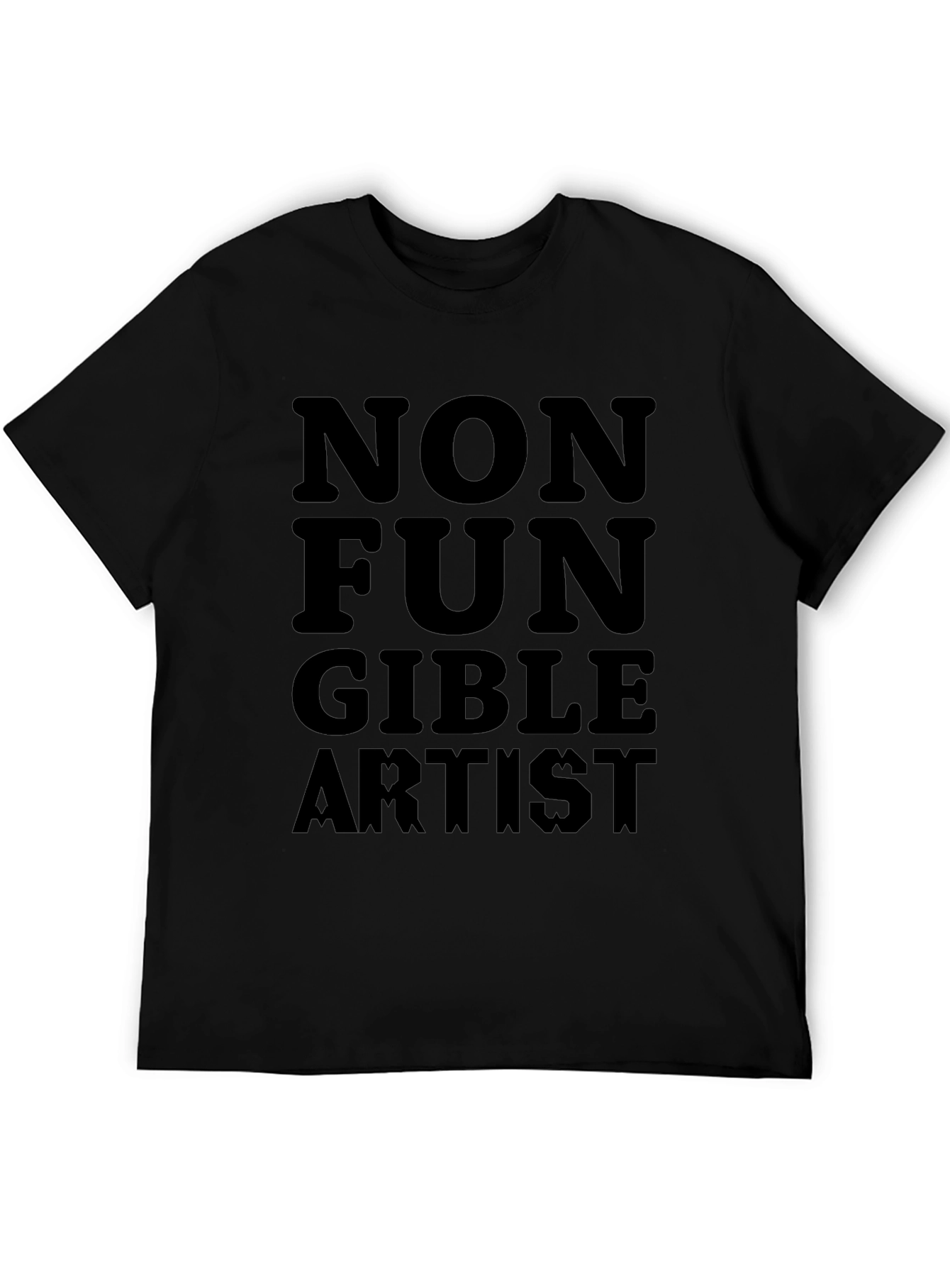 Non Fungible Artist Black Graphic Tee