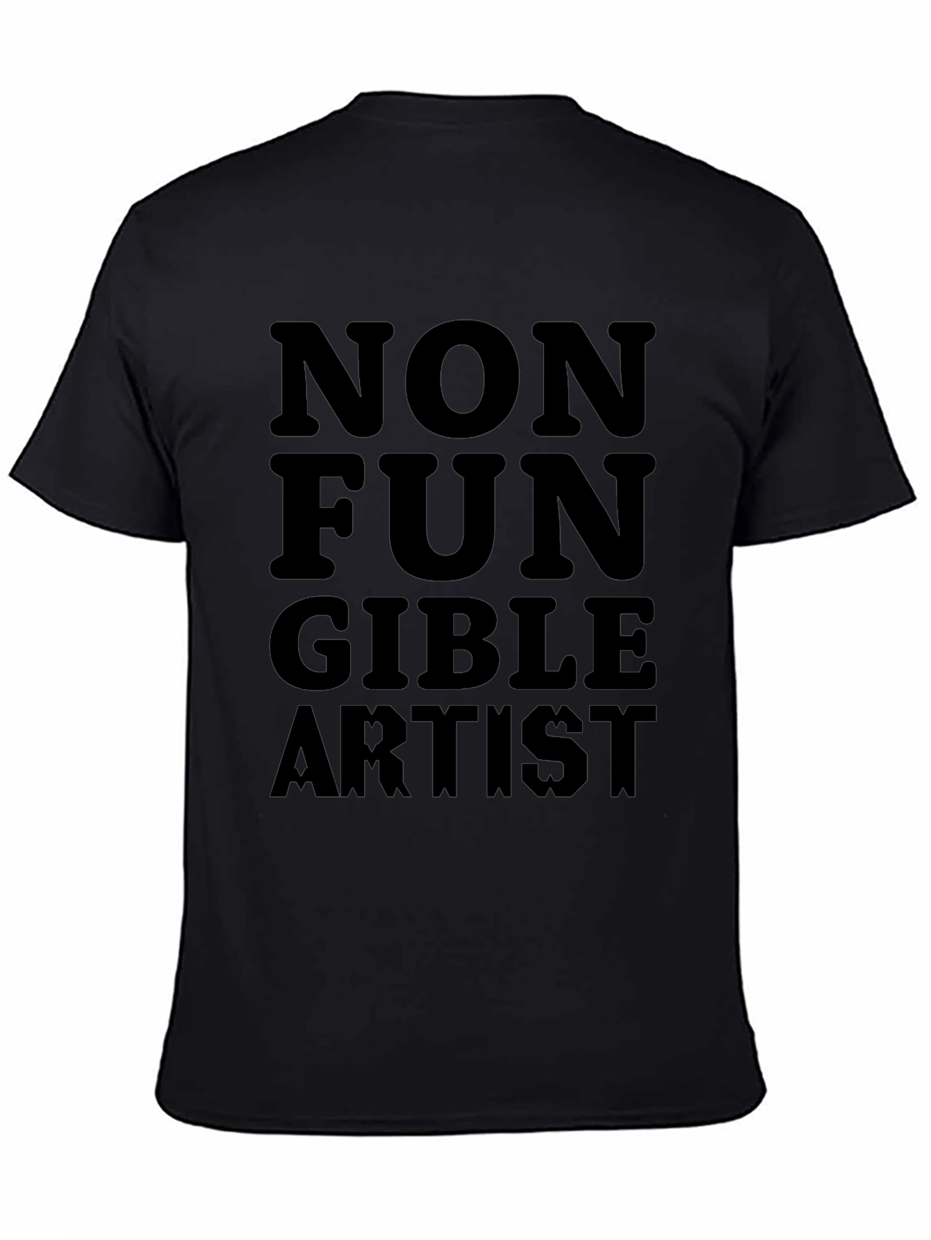 Non Fungible Artist Black Graphic Tee