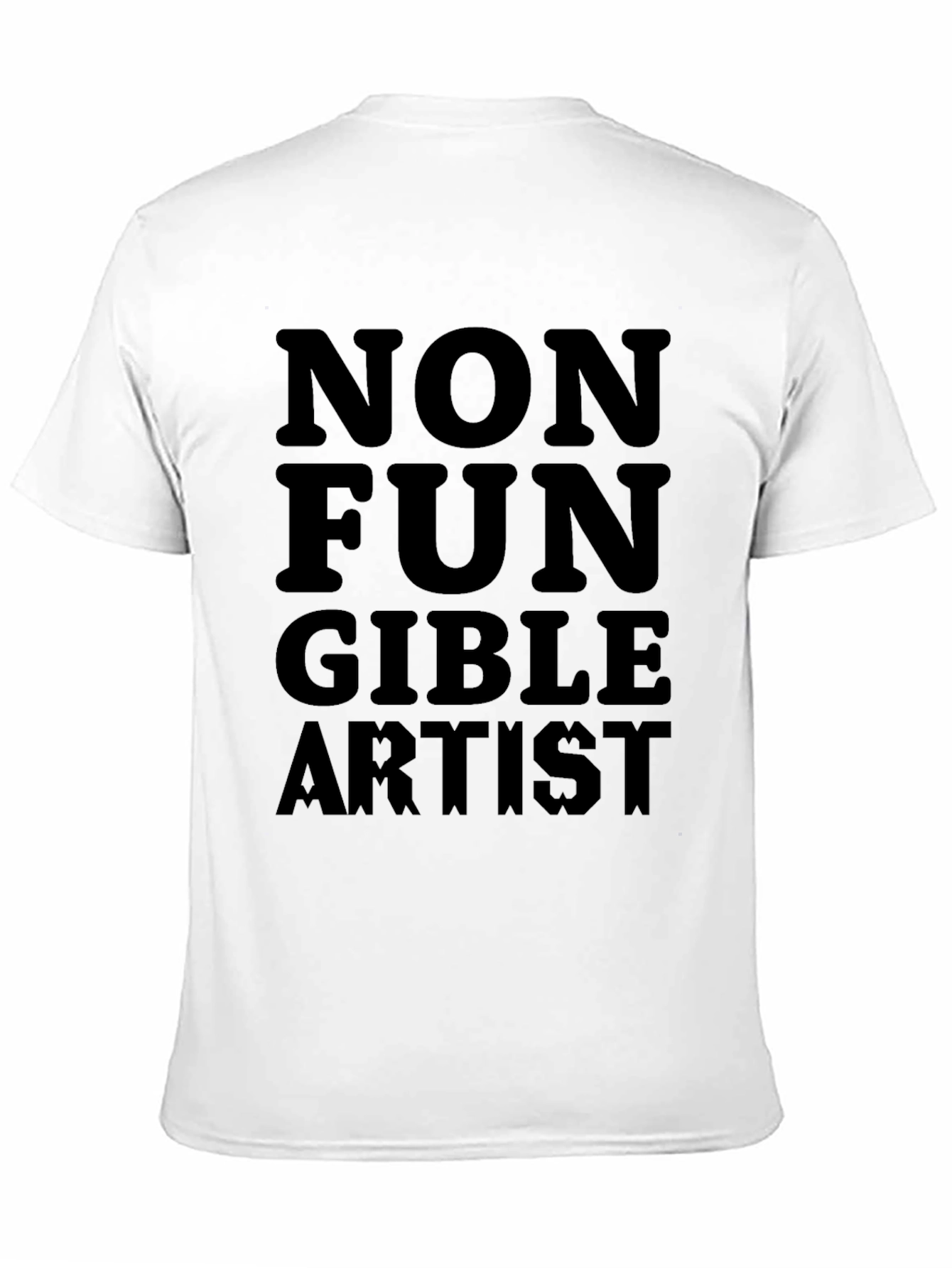 Non Fungible Artist Black Graphic Tee