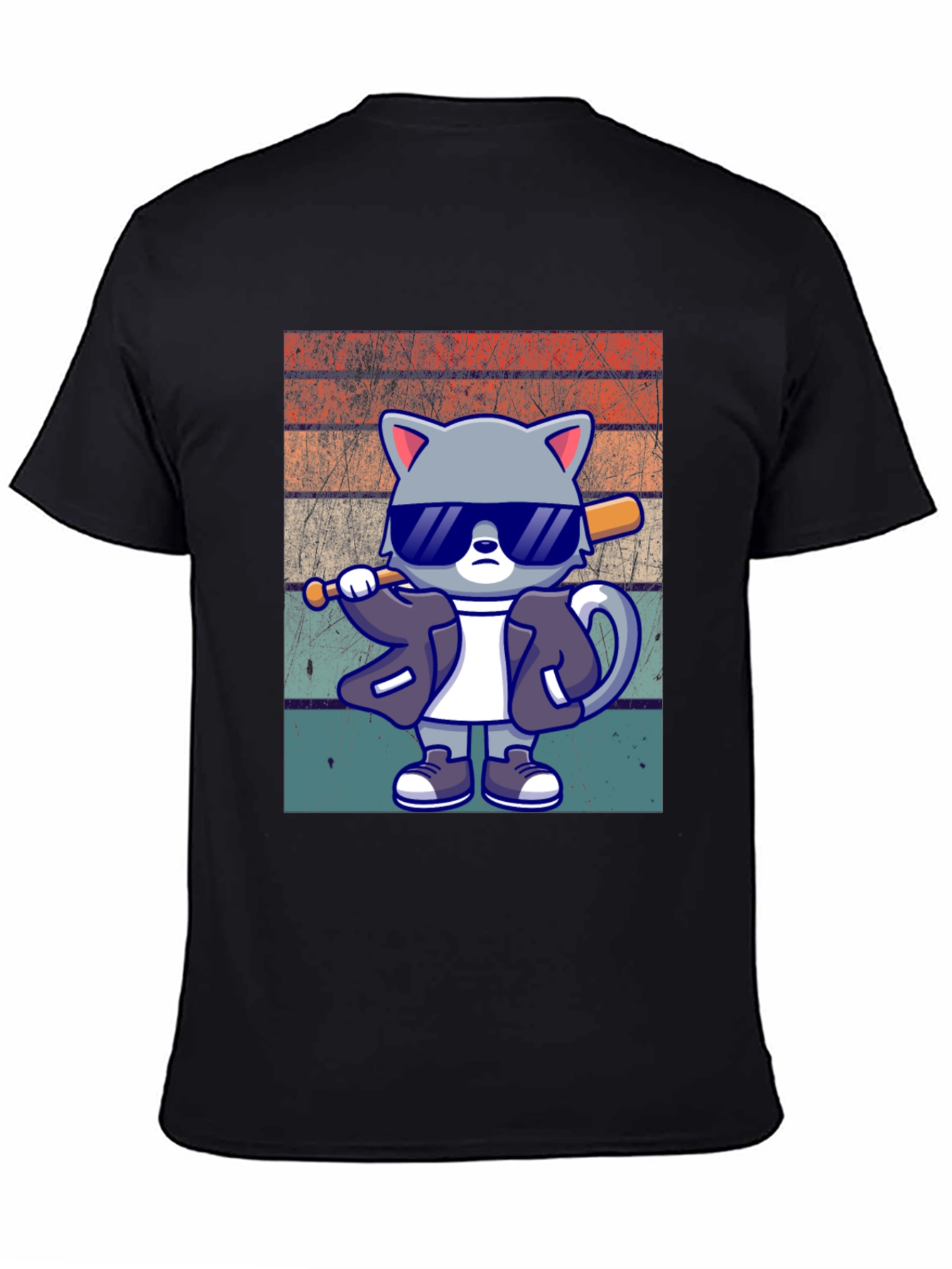 Cool Cat Baseball T-Shirt