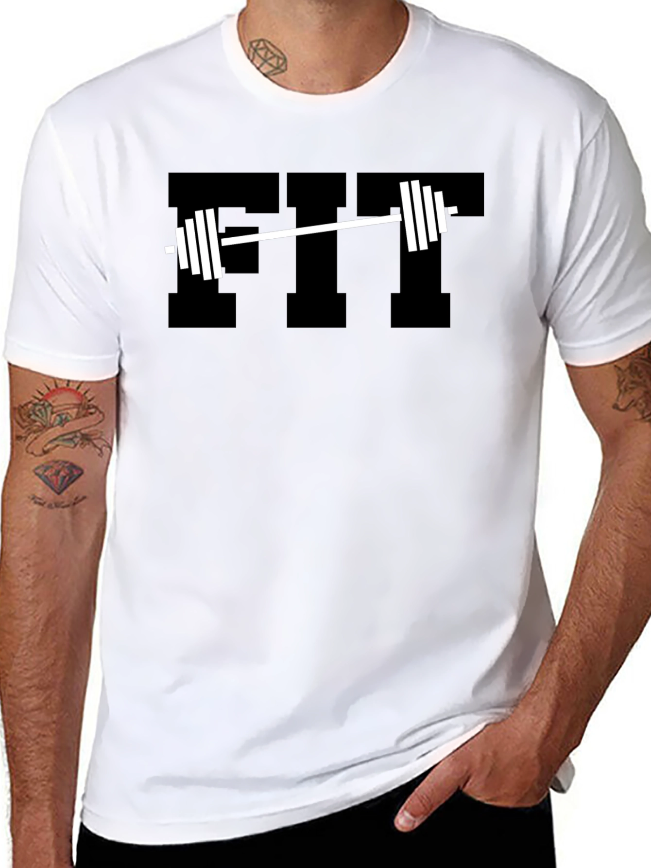 FIT Weightlifting Black T-Shirt