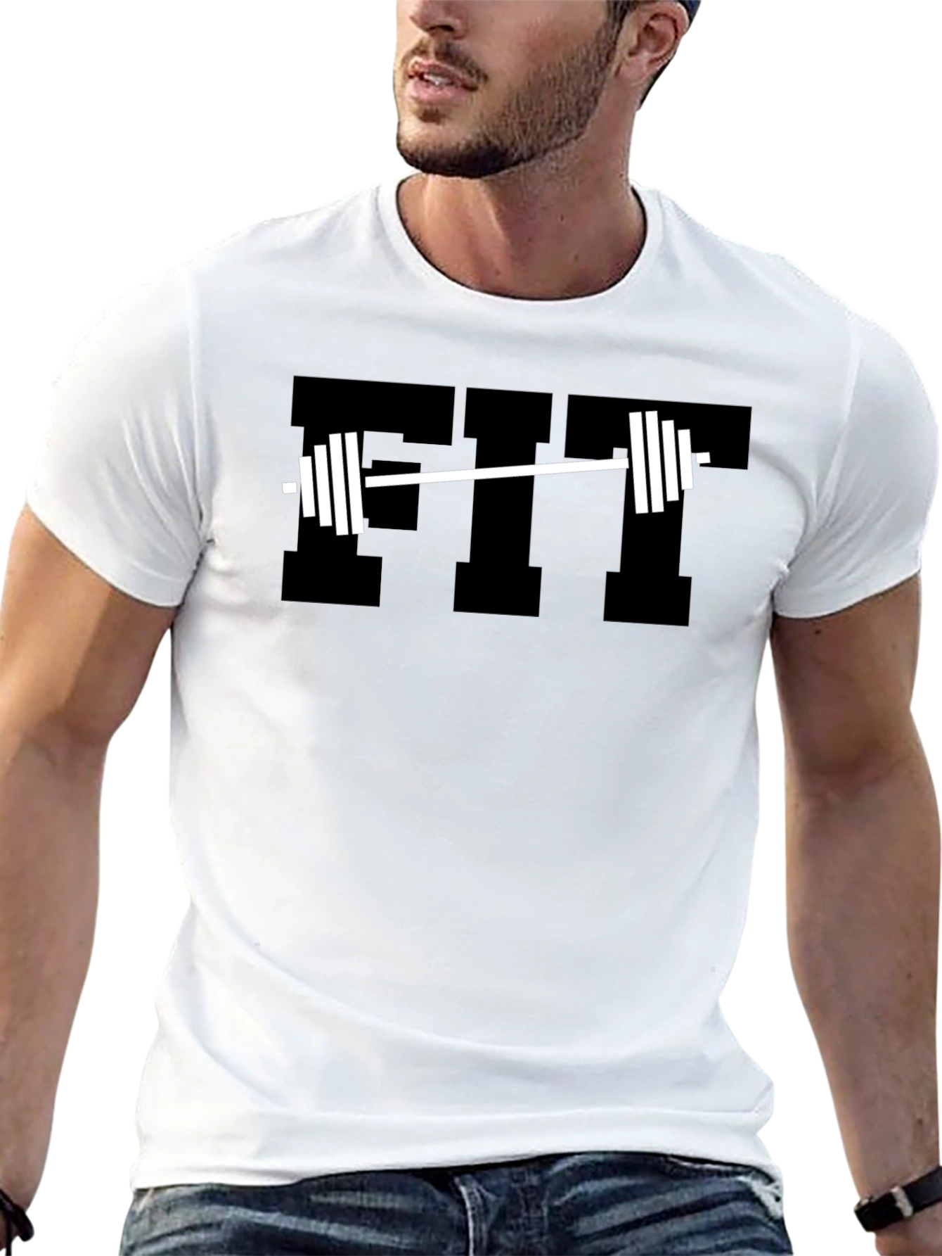 FIT Weightlifting Black T-Shirt