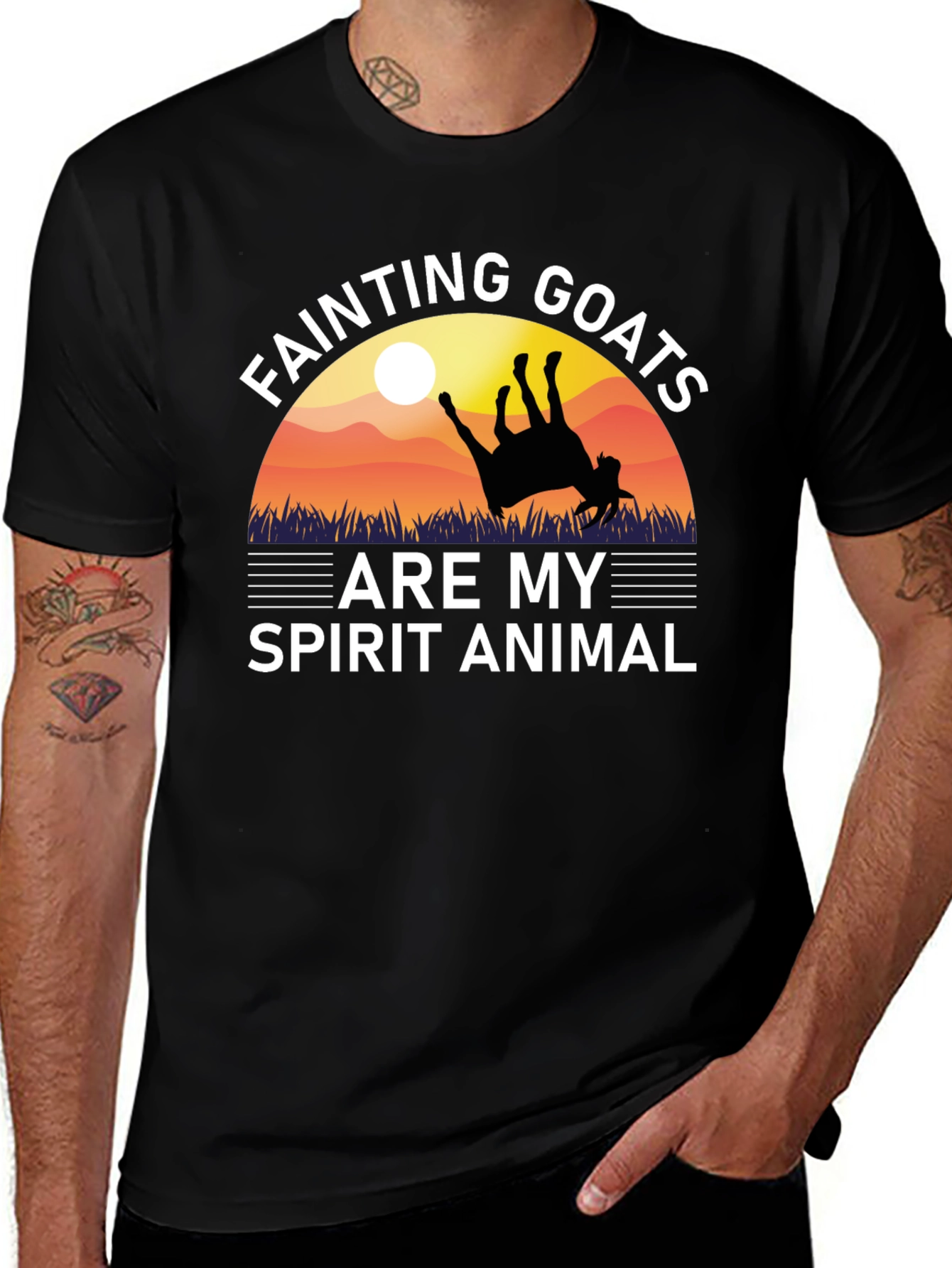 Fainting Goats Spirit Animal T-Shirt