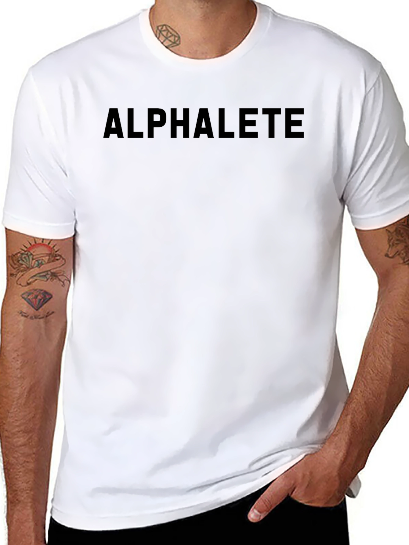 Alphalete Black T-Shirt - Gym & Fitness Apparel