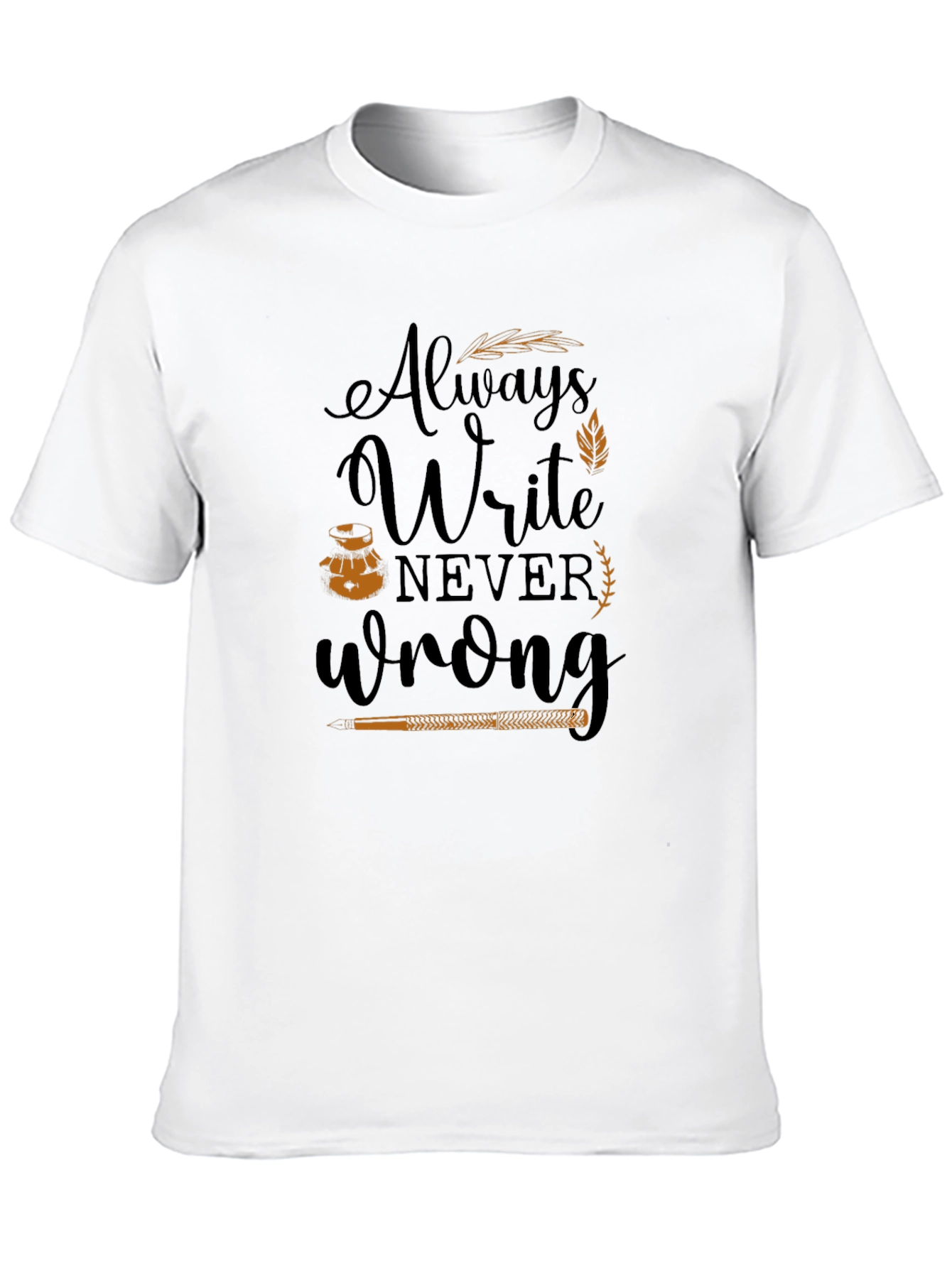 Always Write Graphic Tee - Black
