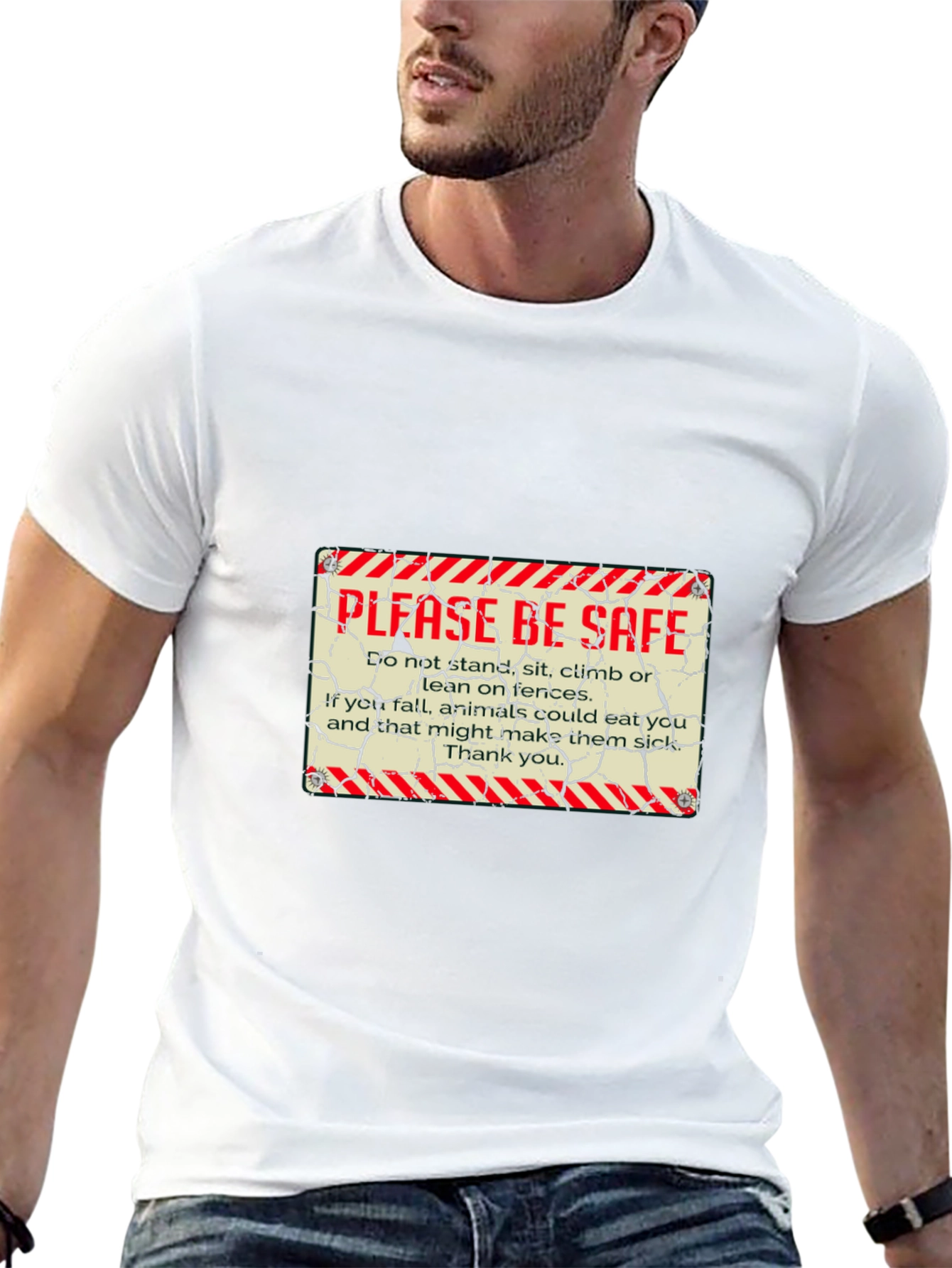 Please Be Safe Graphic T-Shirt