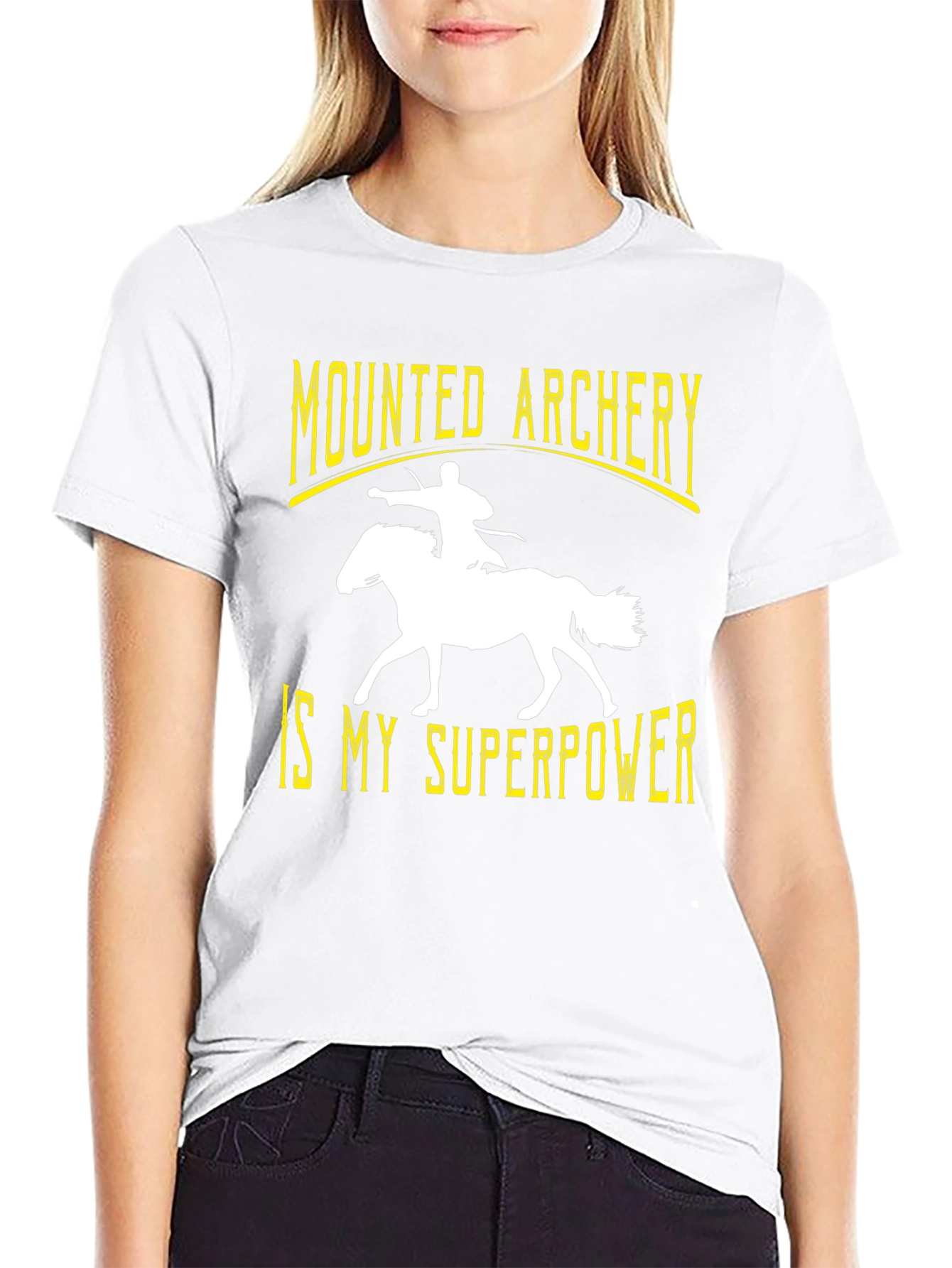 Mounted Archery Is My Superpower Graphic Tee
