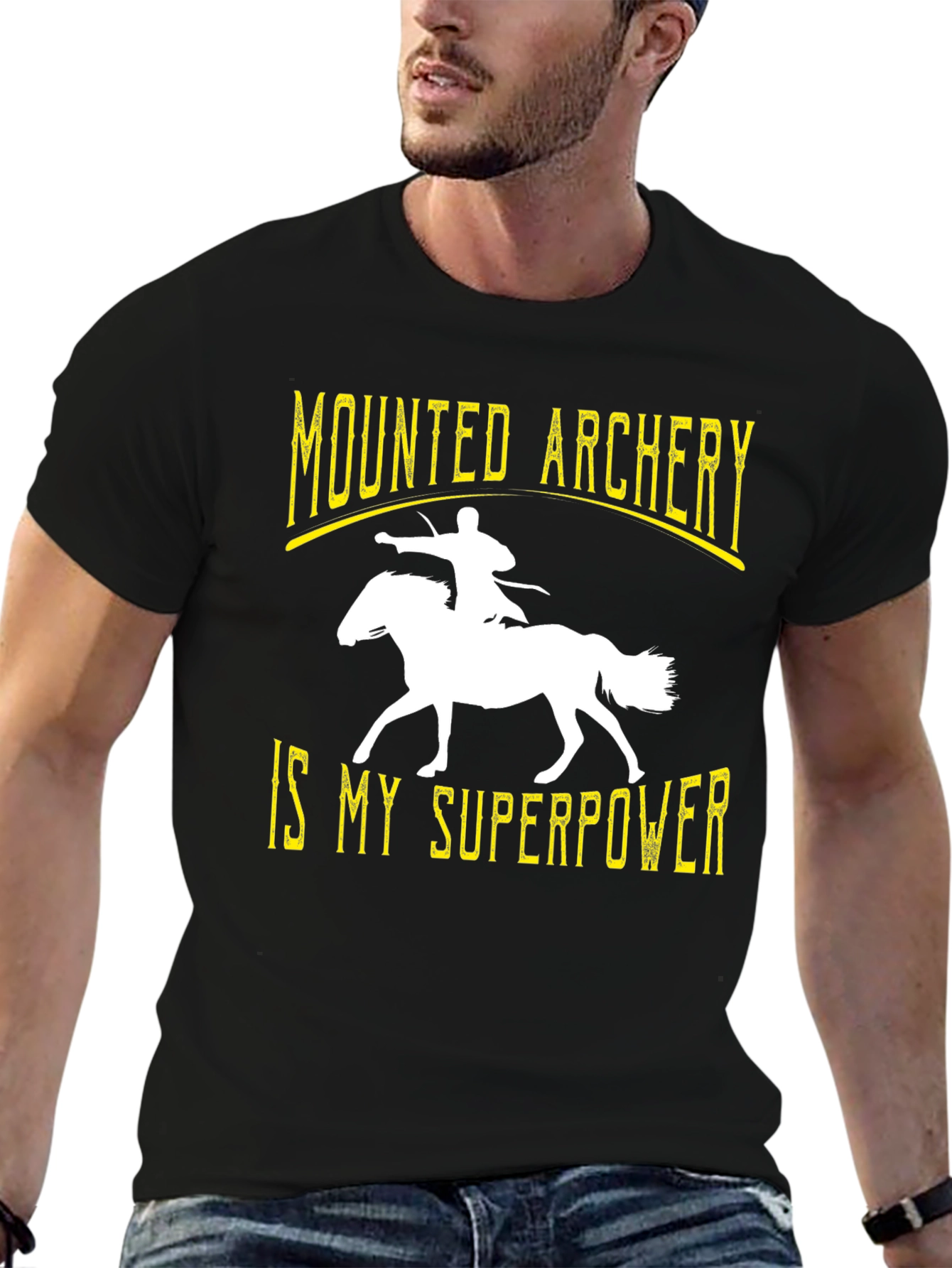 Mounted Archery Is My Superpower Graphic Tee