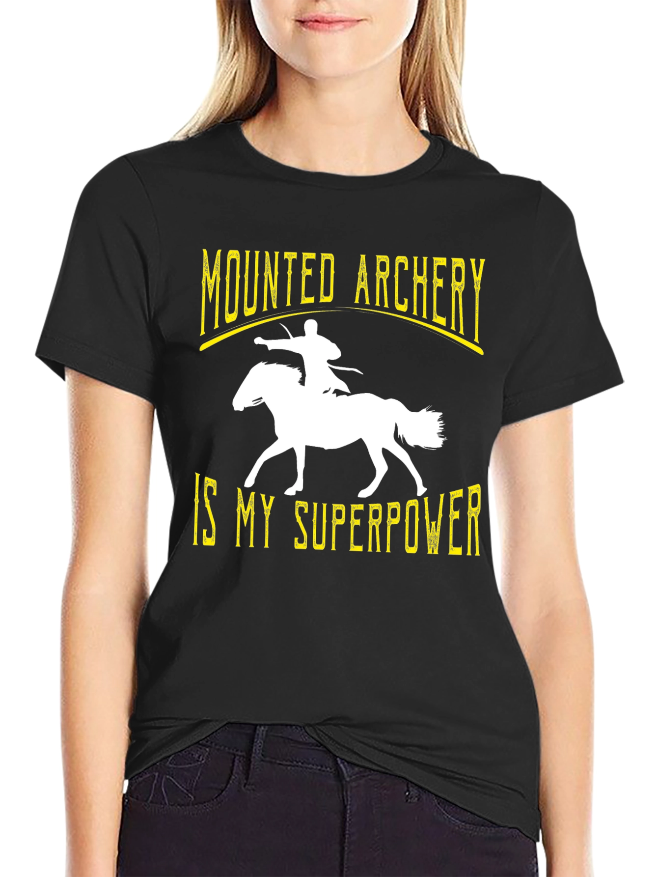 Mounted Archery Is My Superpower Graphic Tee