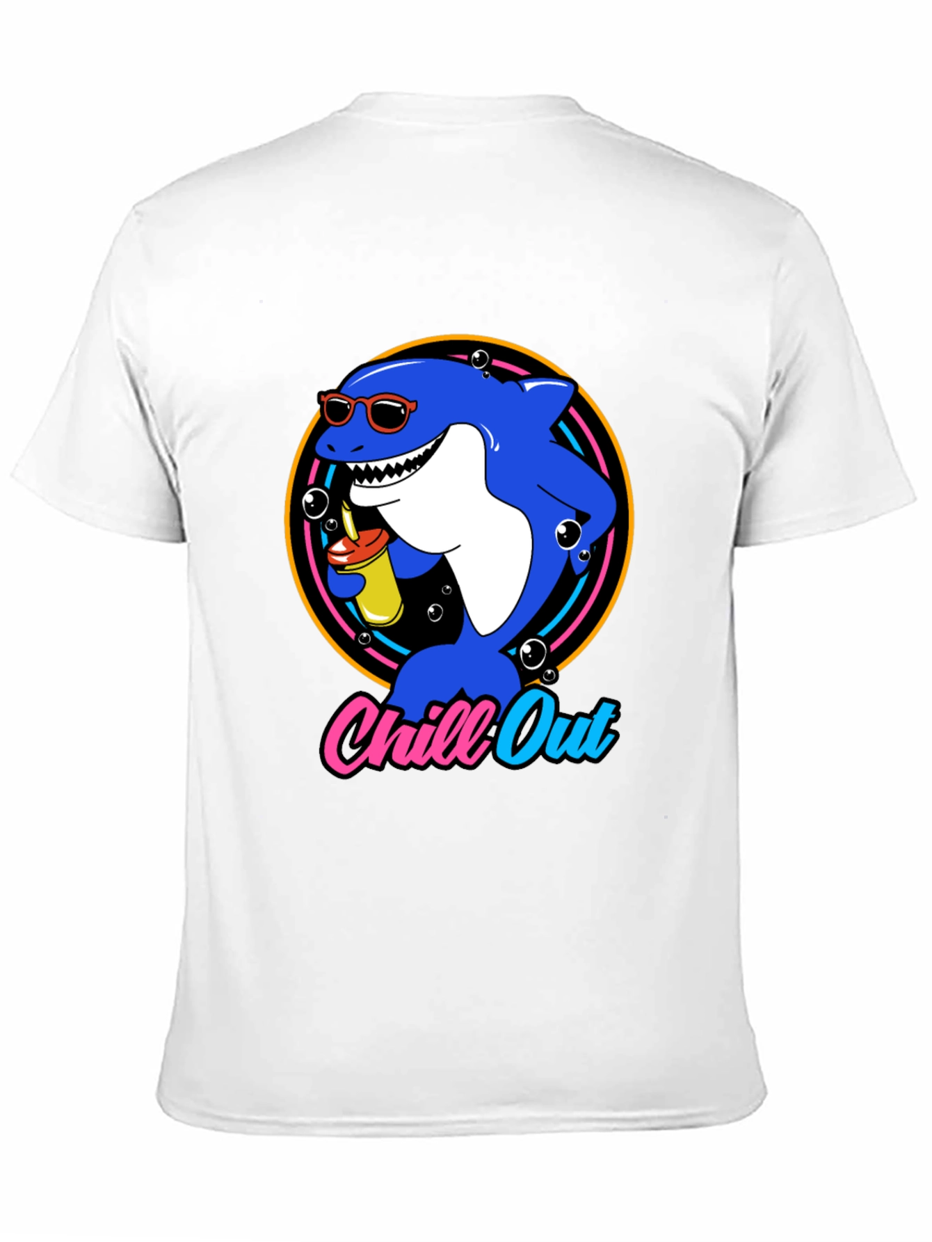 Chill Out Shark Graphic T-Shirt