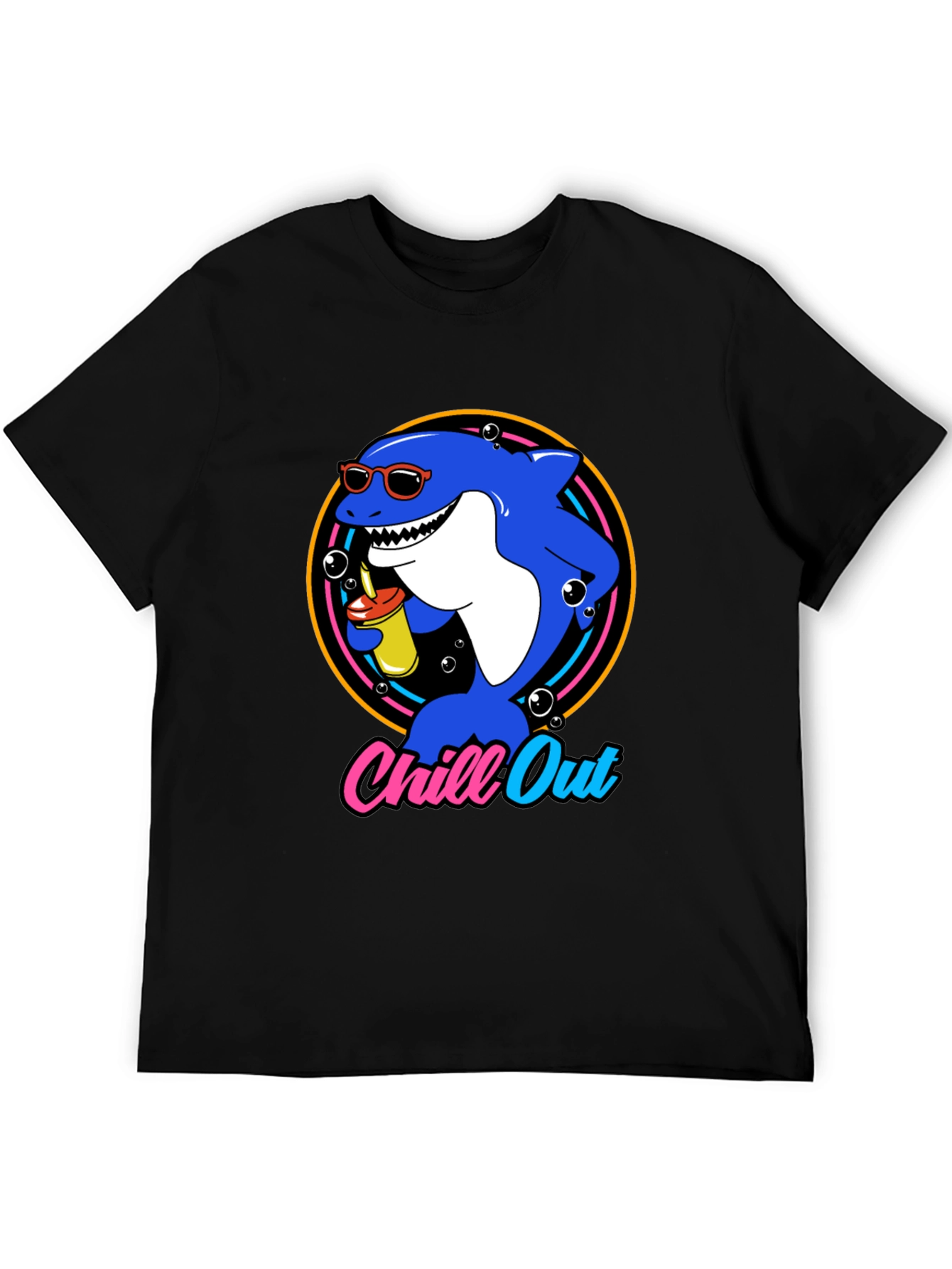 Chill Out Shark Graphic T-Shirt