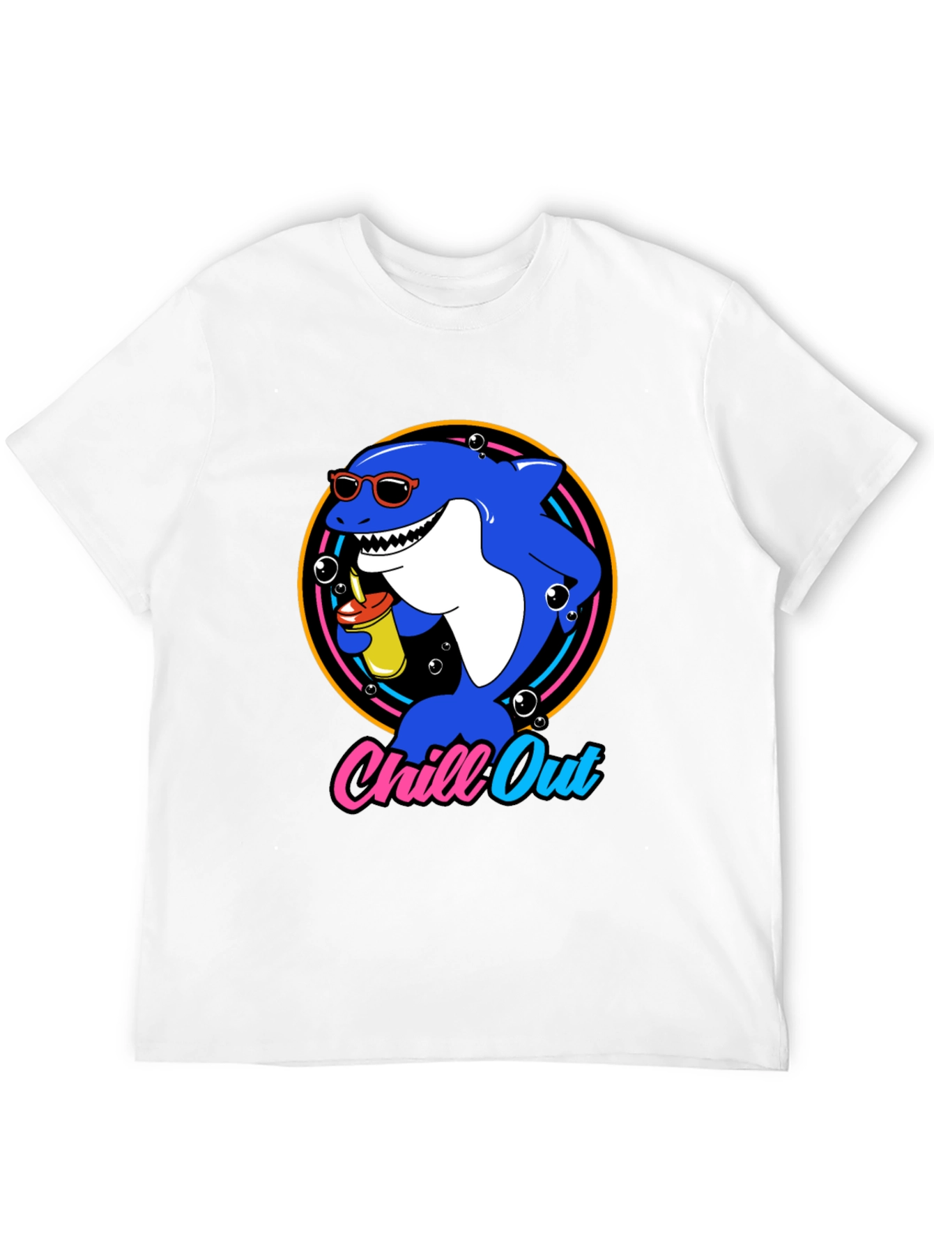 Chill Out Shark Graphic T-Shirt