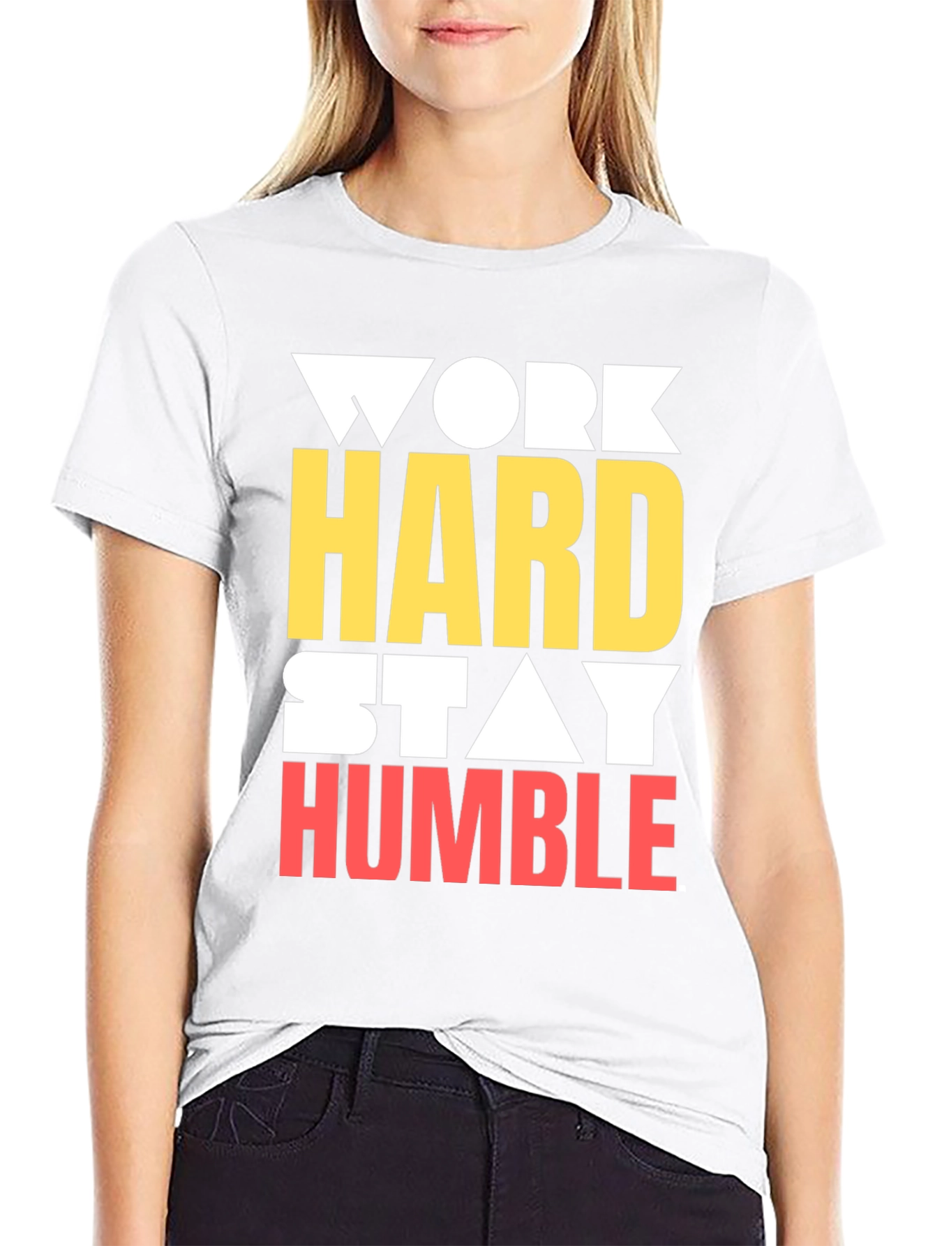 Work Hard Stay Humble Graphic T-Shirt