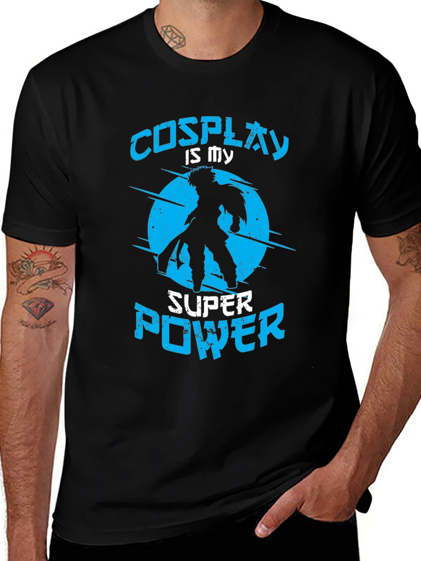 Cosplay is My Super Power Black T-Shirt