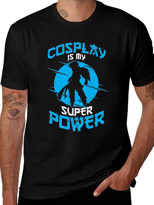 Cosplay is My Super Power Black T-Shirt