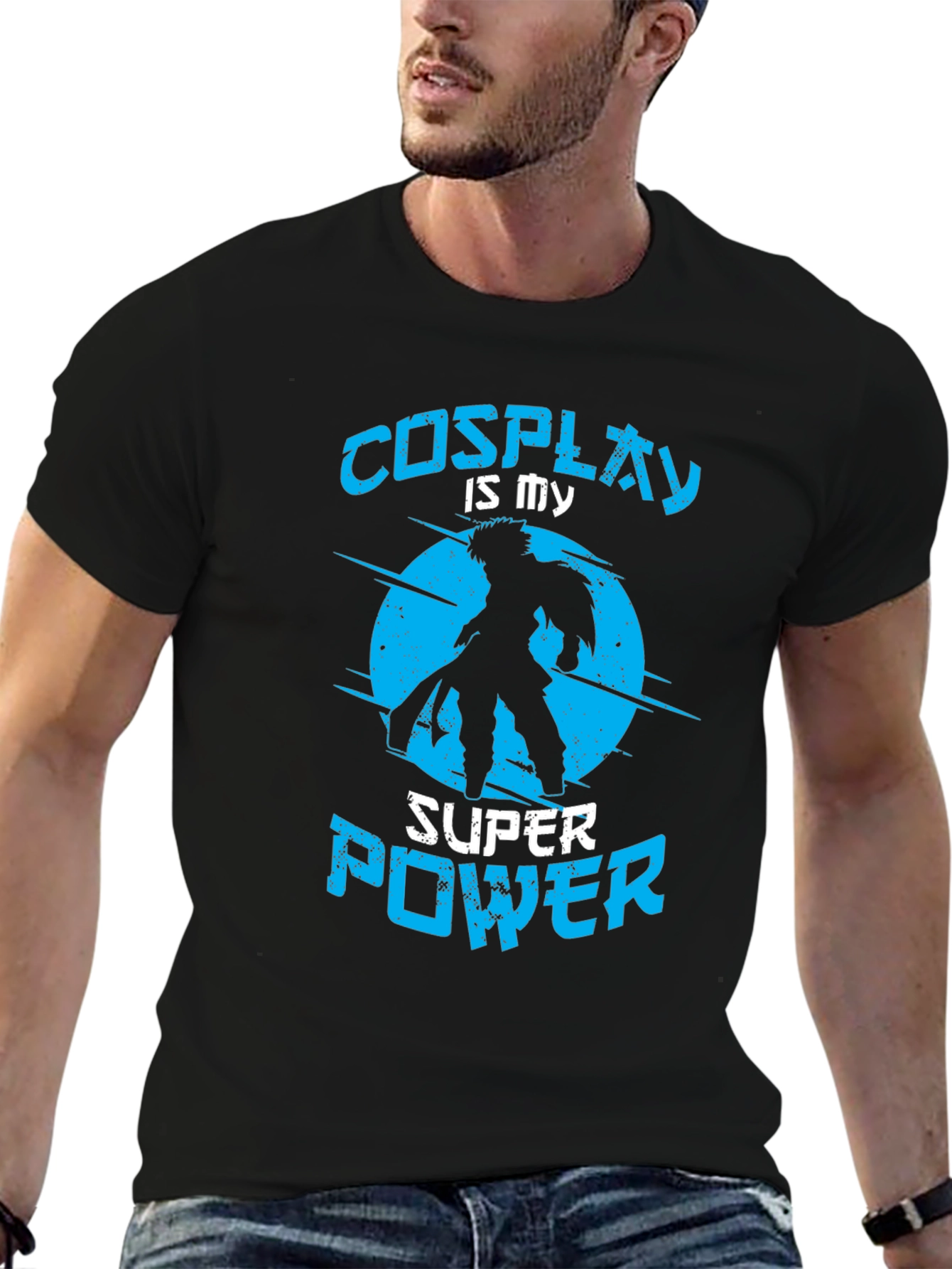 Cosplay is My Super Power Black T-Shirt