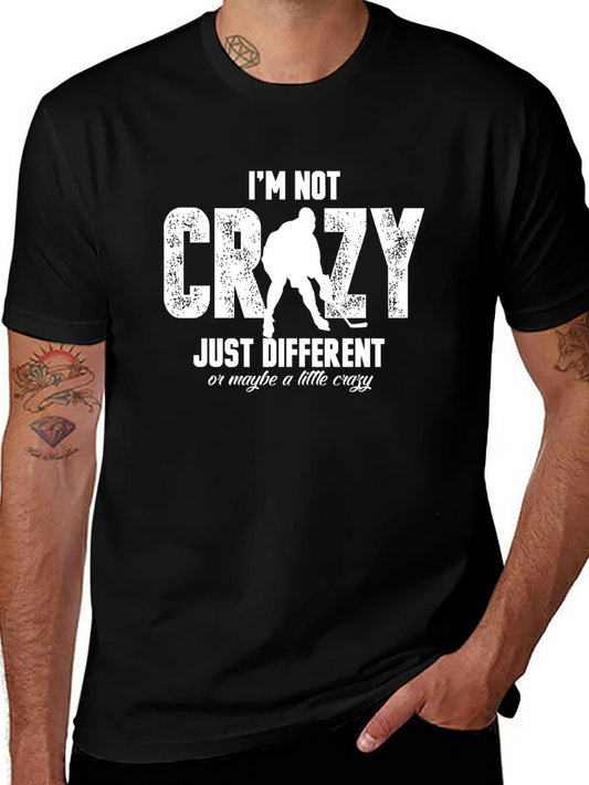 Im Not Crazy Hockey Graphic Tee