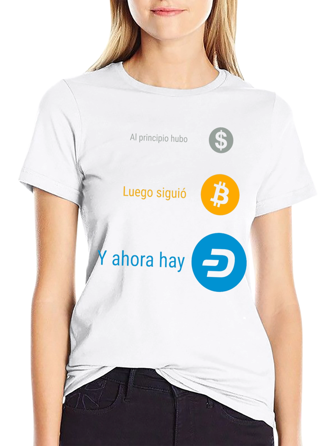 Cryptocurrency Evolution T-Shirt - Bitcoin Dash Dollar