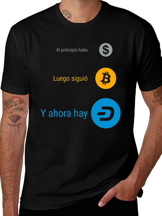 Cryptocurrency Evolution T-Shirt - Bitcoin Dash Dollar