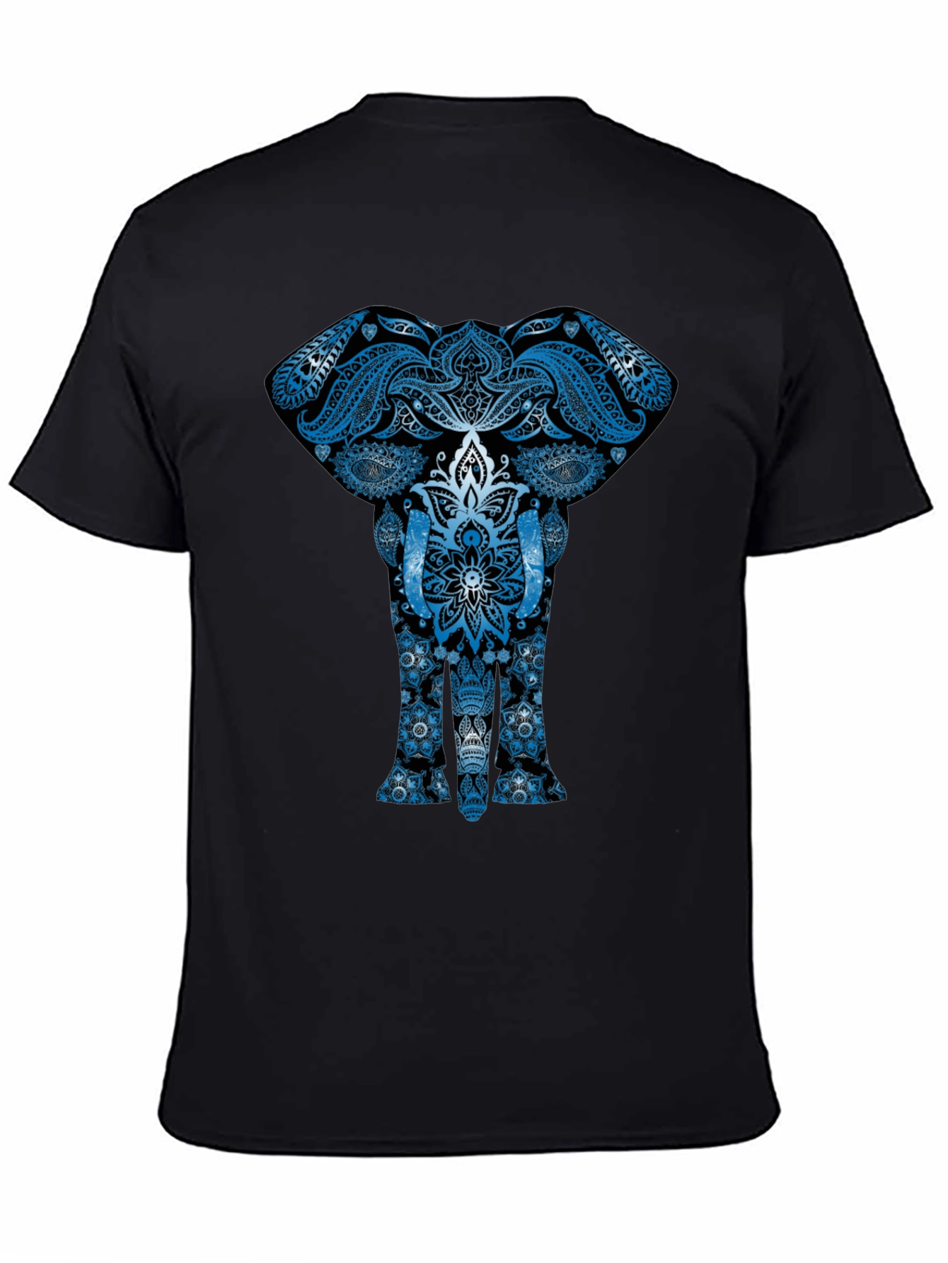 Elephant Mandala Graphic Tee - Unique Design