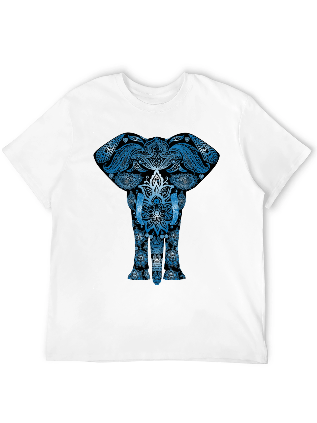 Elephant Mandala Graphic Tee - Unique Design