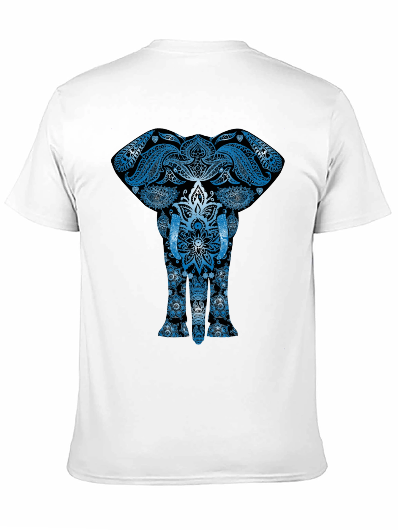 Elephant Mandala Graphic Tee - Unique Design