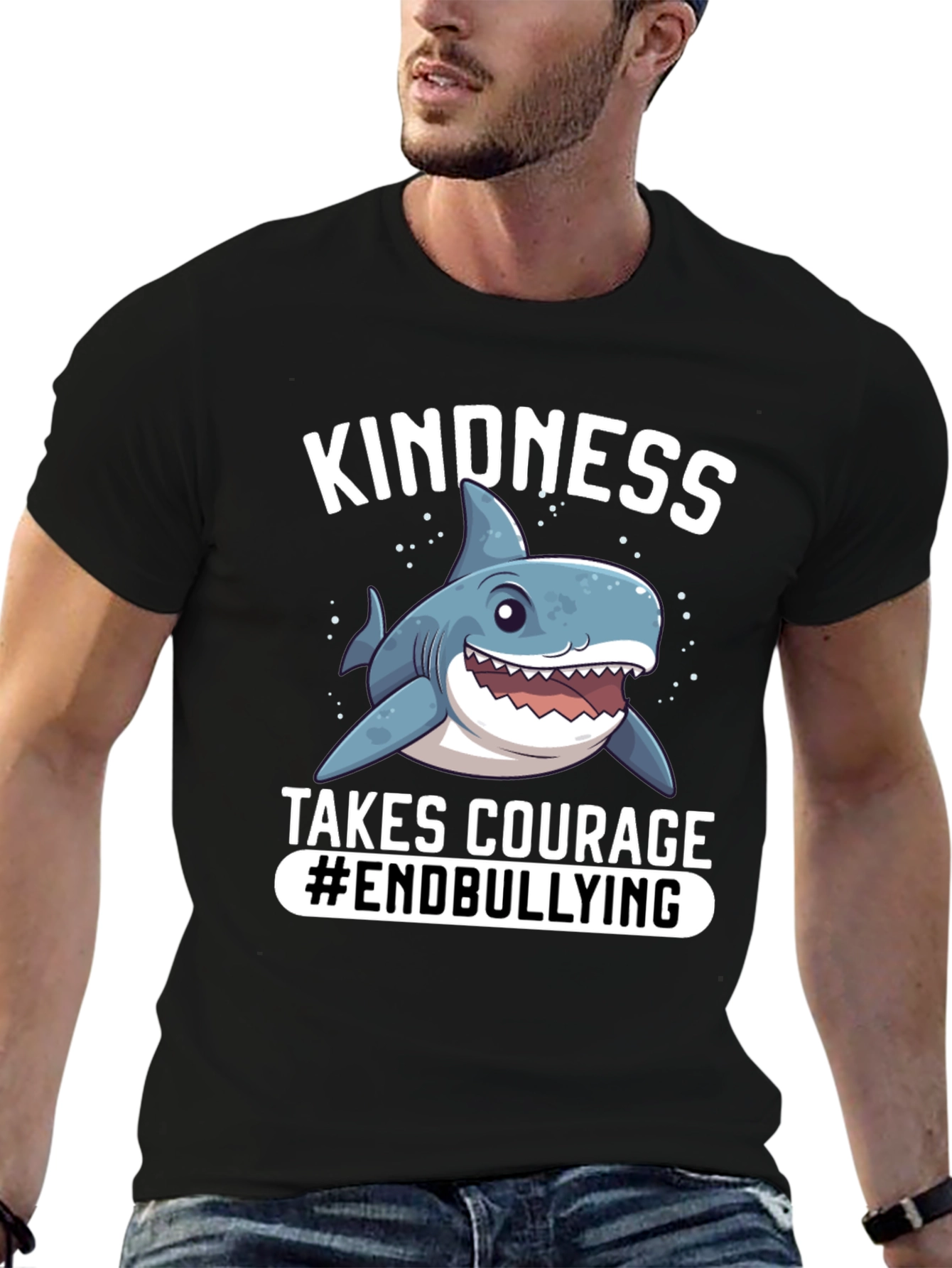 Kindness Shark Tee - Anti-Bullying Design