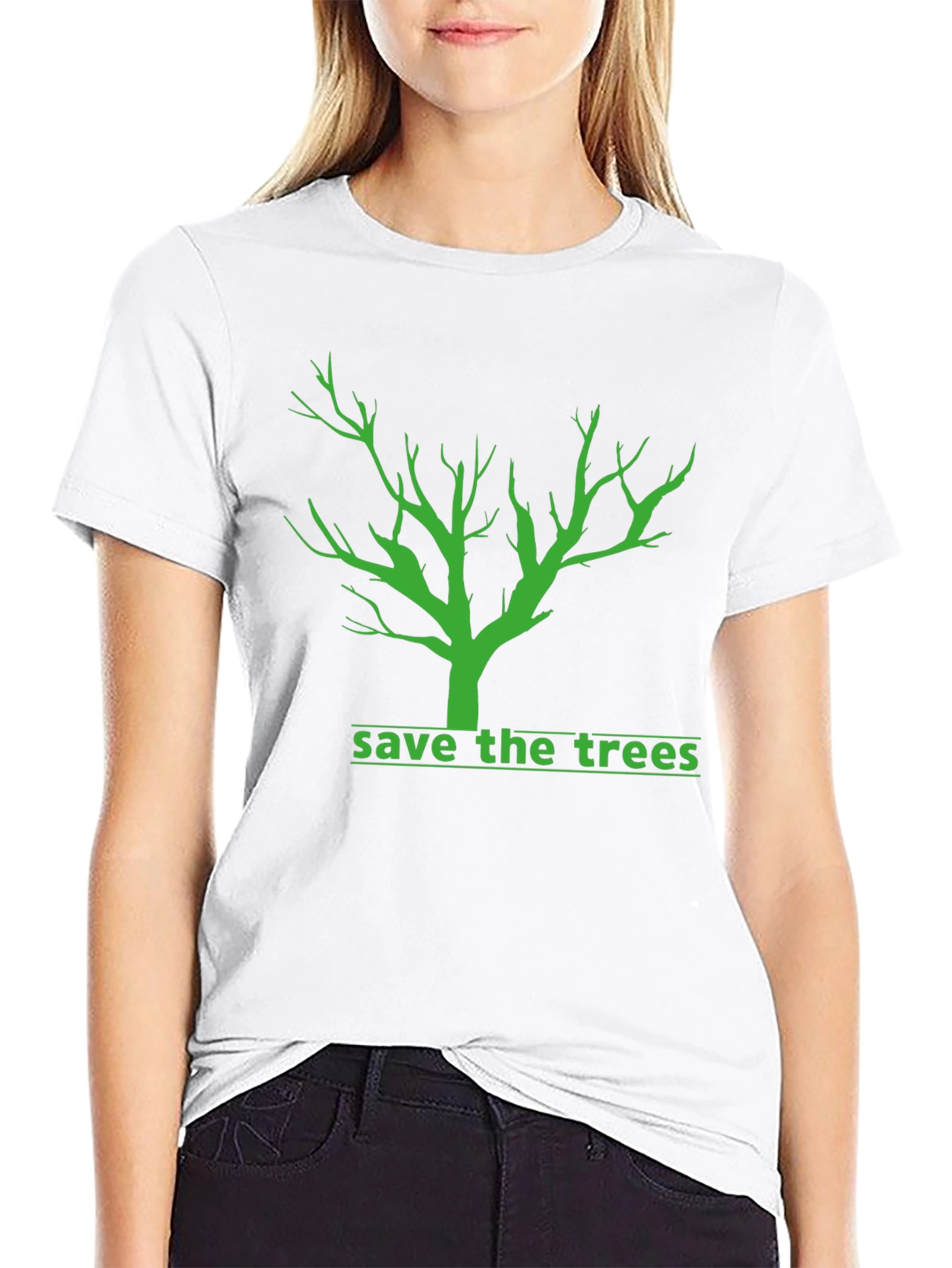 Save the Trees Graphic Tee - Eco-Friendly Statement Shirt